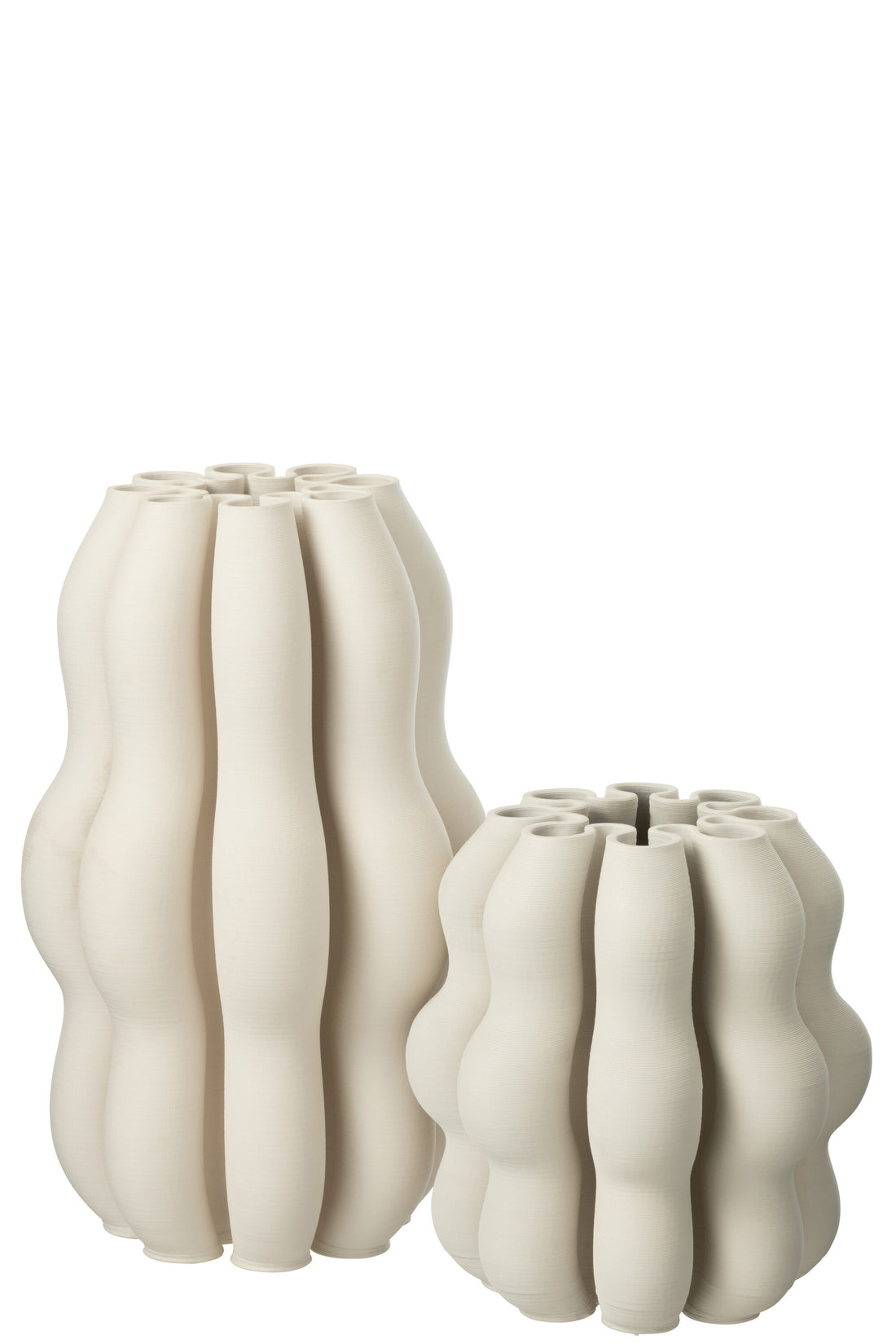 Vaas Naos Keramiek Beige Groot