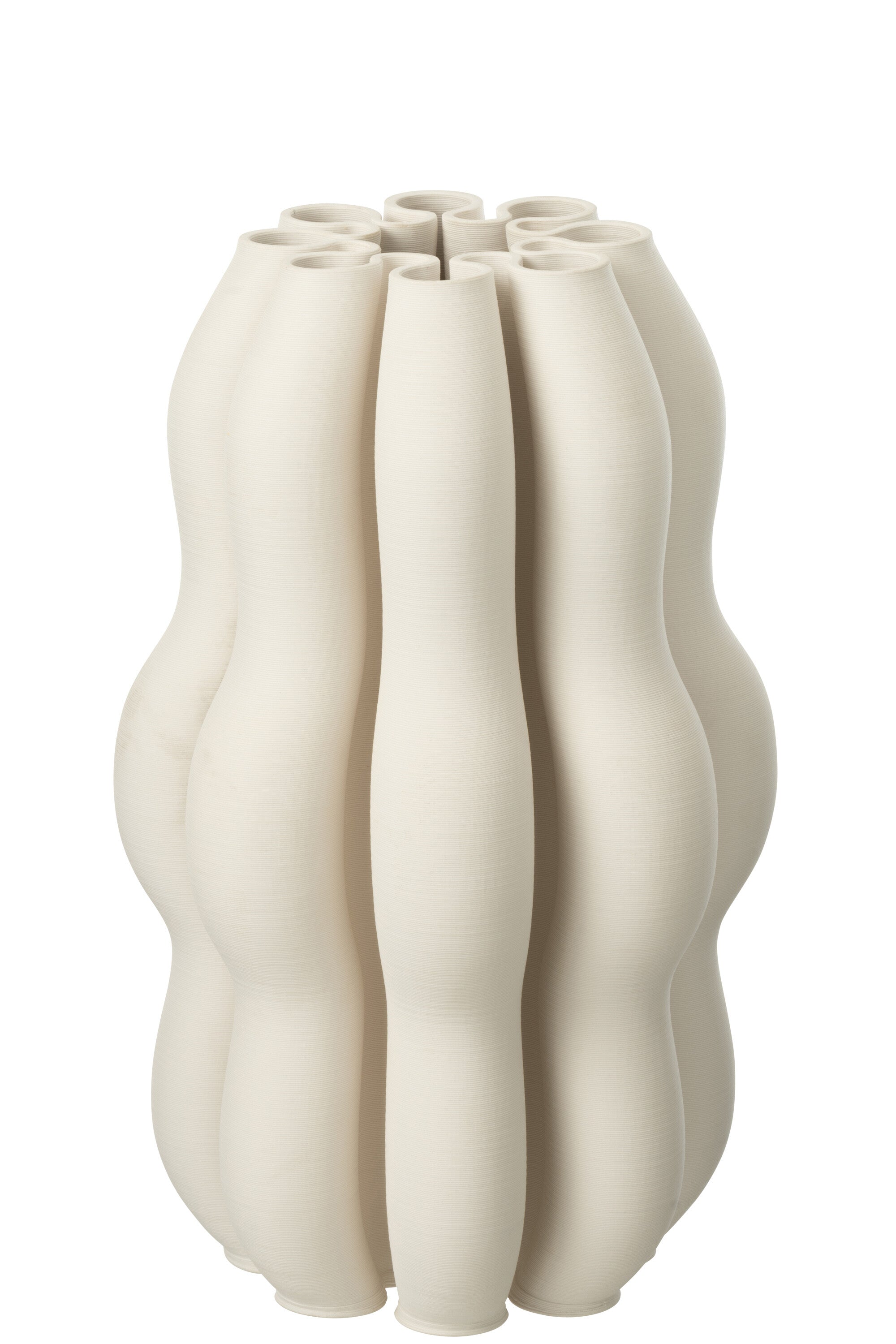 Vaas Naos Keramiek Beige Groot