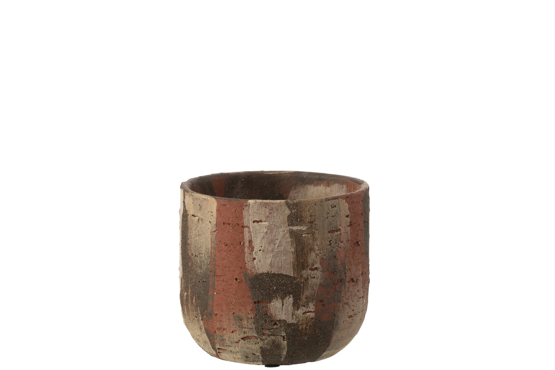 Stijlvolle Bloempot Miltos Keramiek Mix Medium