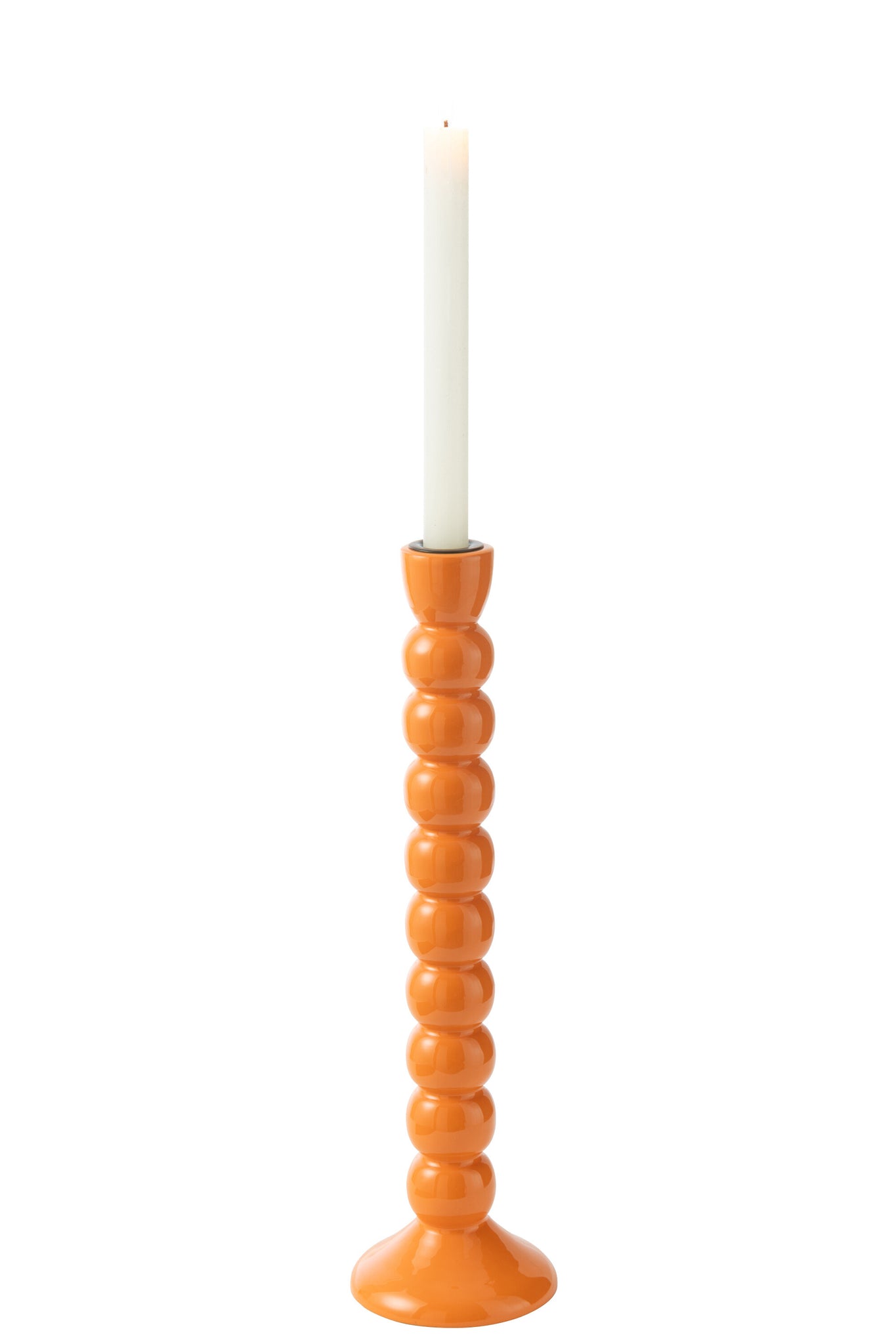 Kaarsenhouder Mangohout Oranje