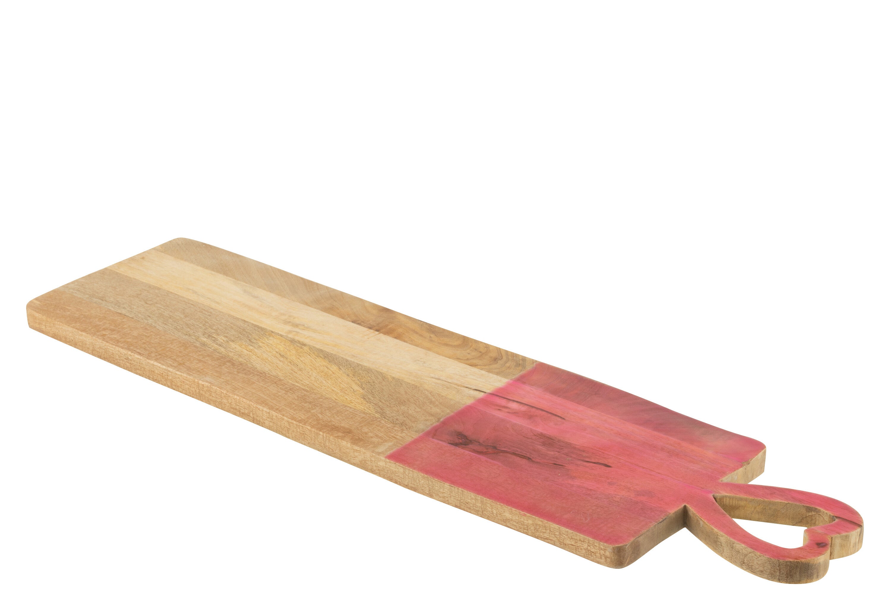 Serveerplank Lang Mangohout Roze