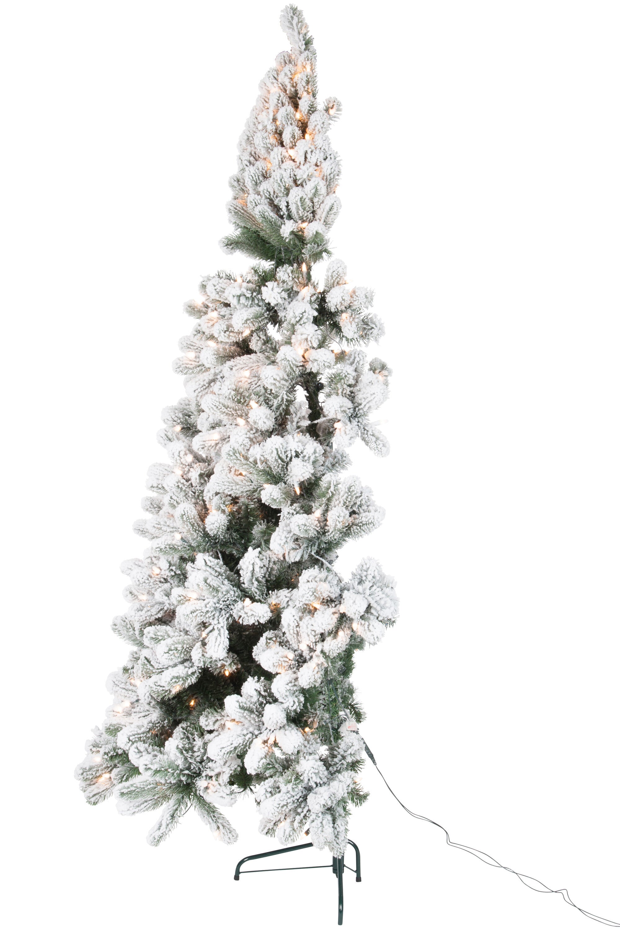 J-Line Stolp Winter Huis Led Acryl Wit/Groen Small