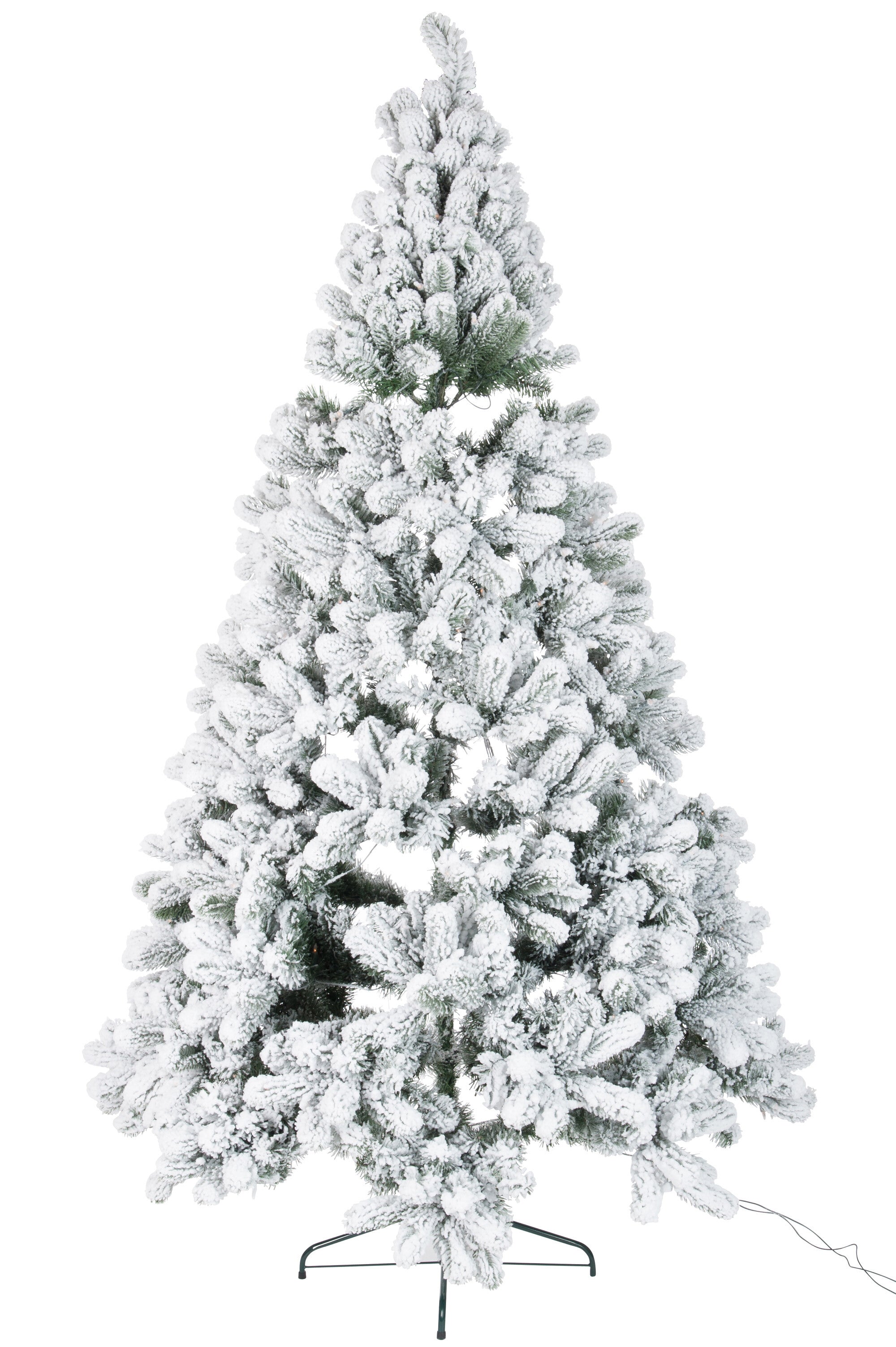 J-Line Stolp Winter Huis Led Acryl Wit/Groen Small