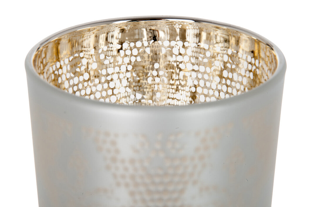 Doos met 40 kerstballen 8 patronen glas groen