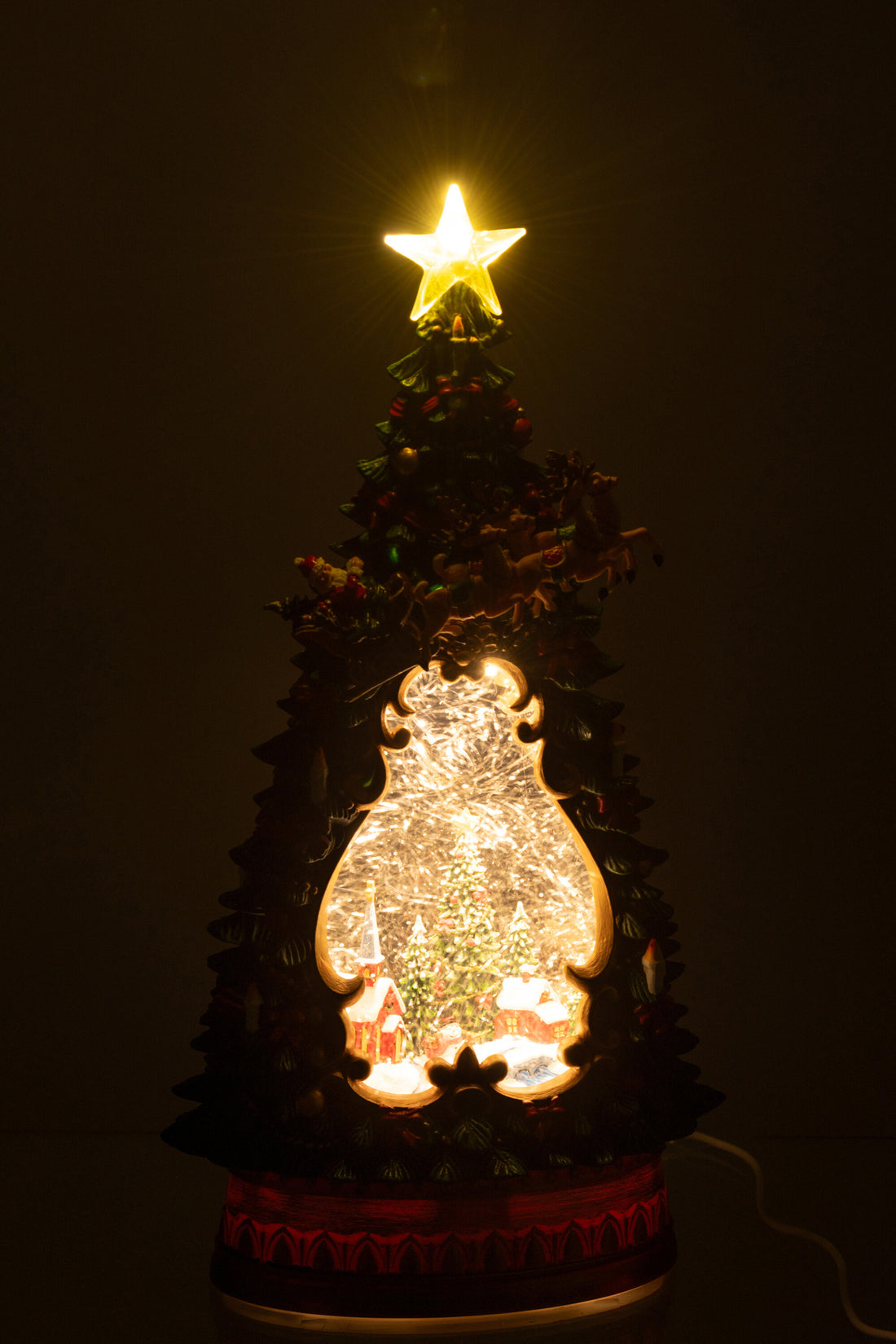 Kerstdorp + Verlichting Plastic Multicolor