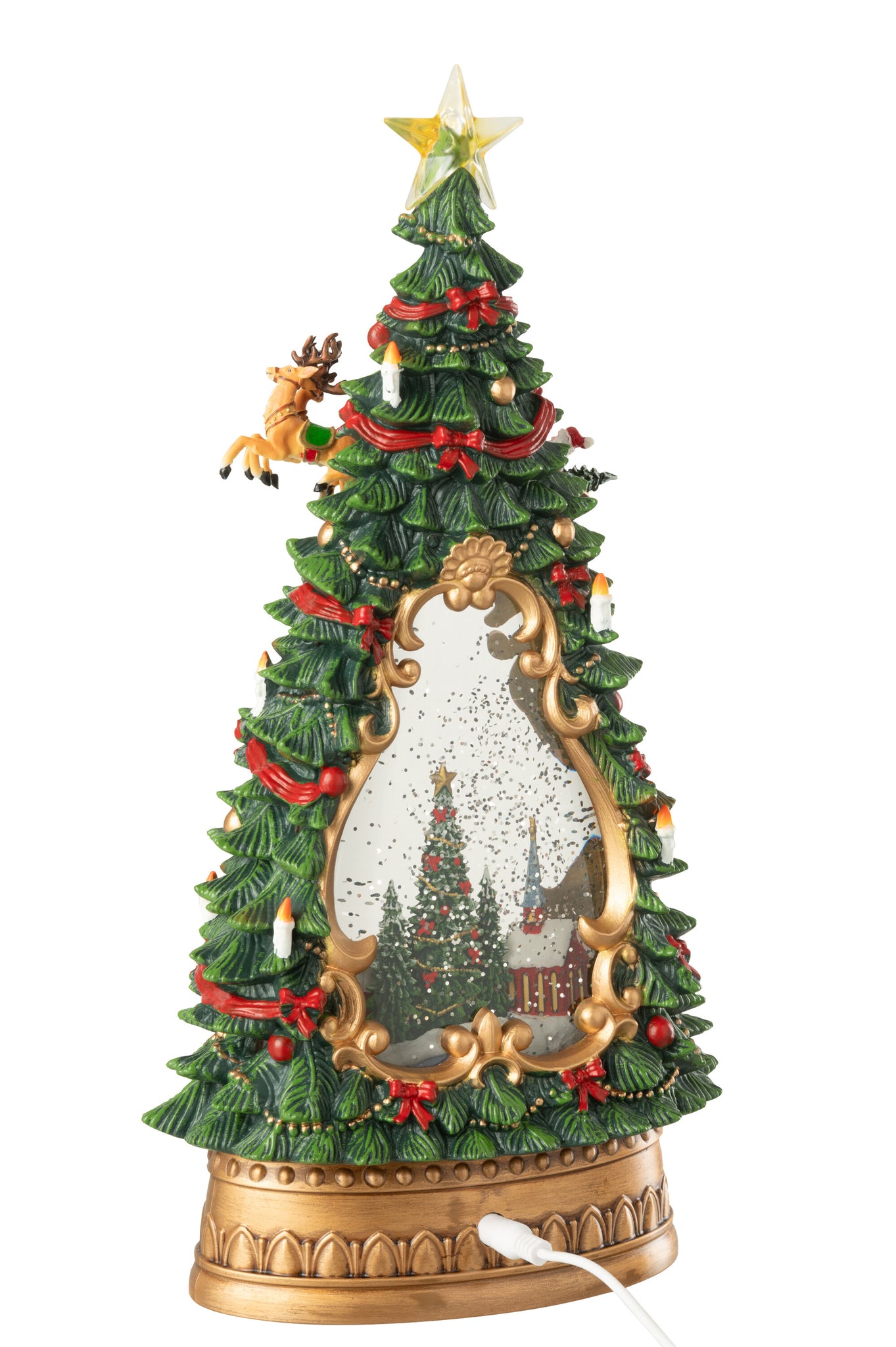 Kerstdorp + Verlichting Plastic Multicolor