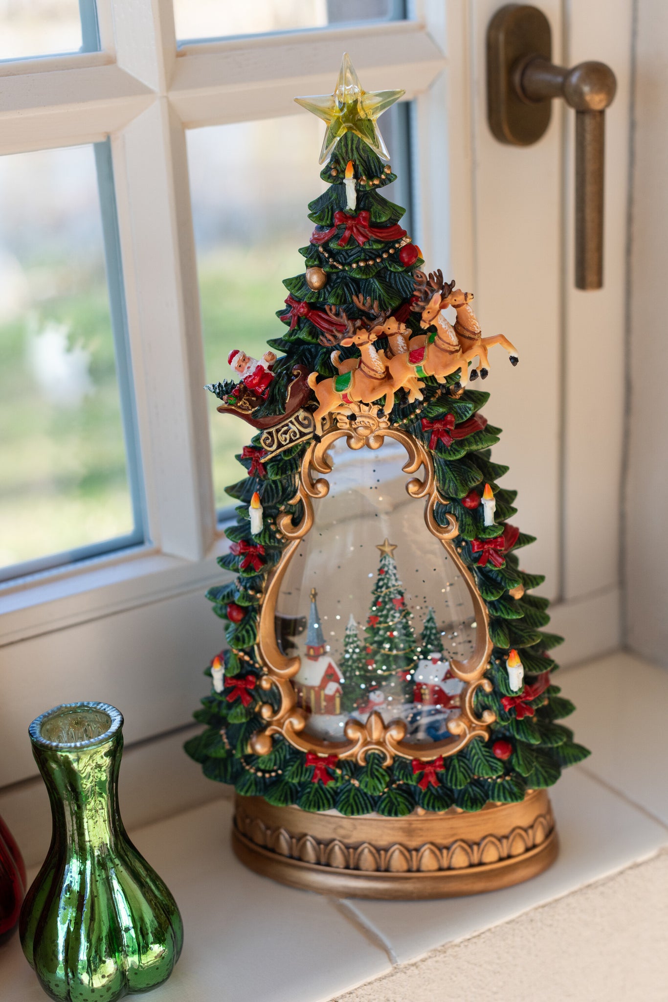 Kerstdorp + Verlichting Plastic Multicolor