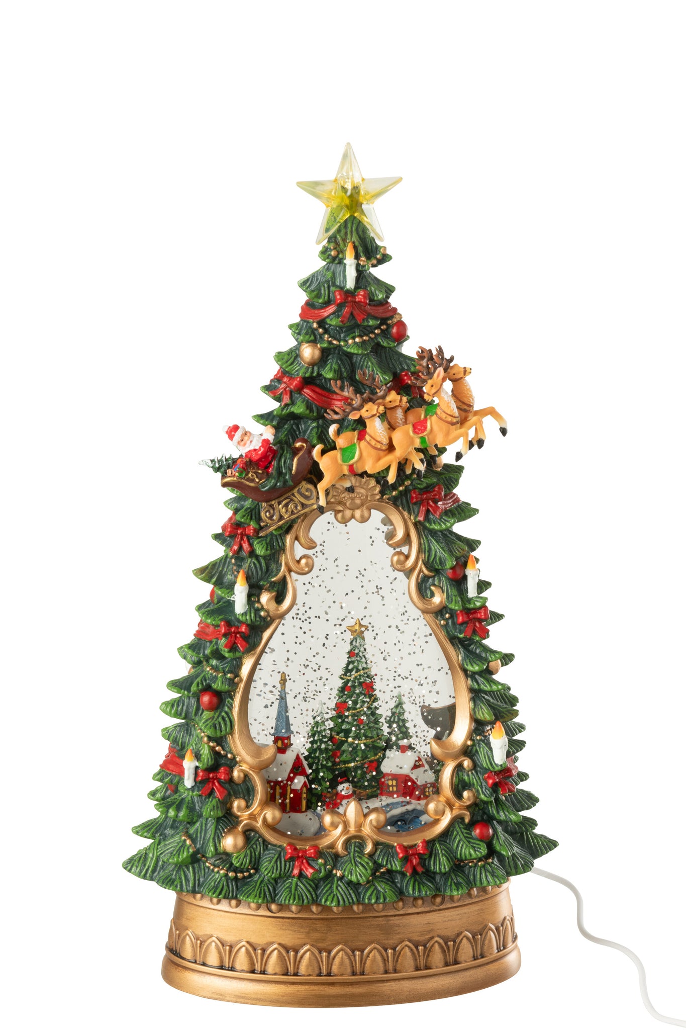Kerstdorp + Verlichting Plastic Multicolor