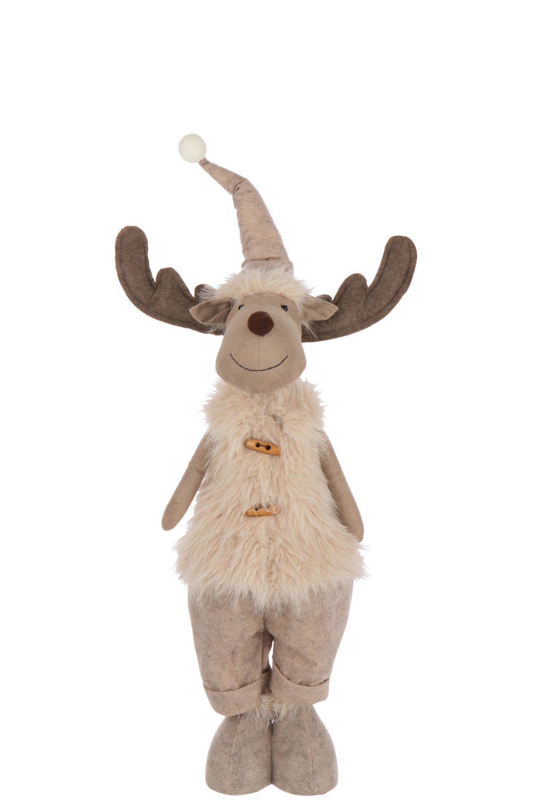 Moose Telescopische Bont Polyester Ecru