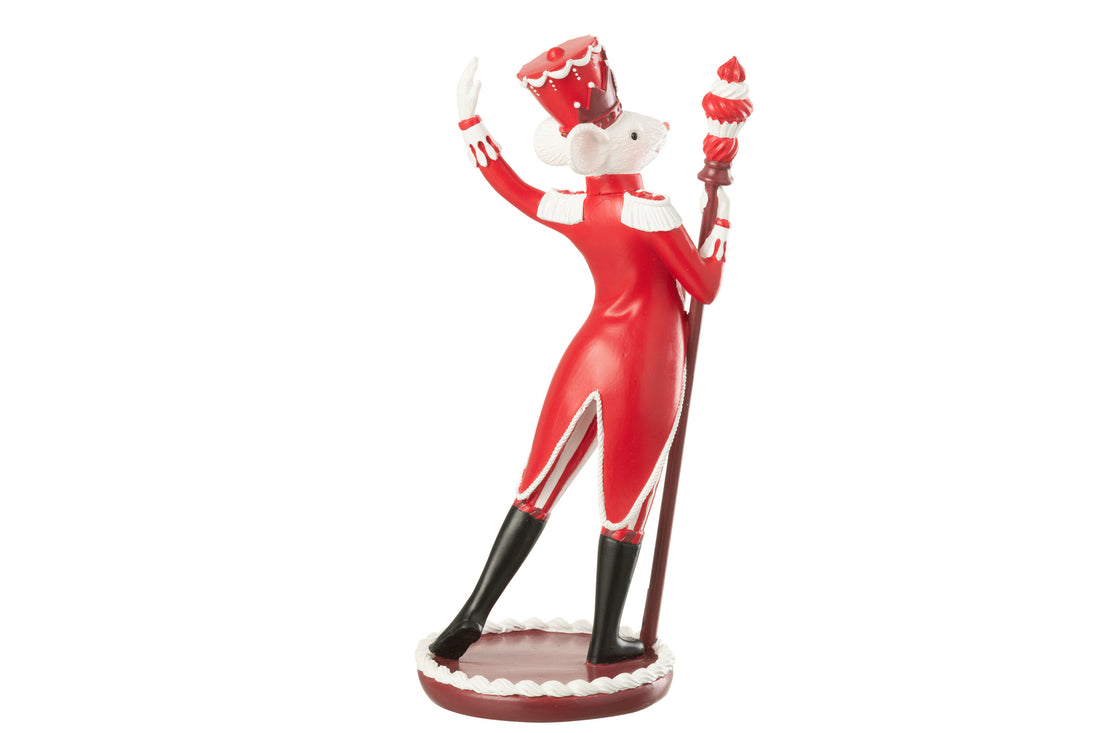 Muis Circus + Taart Limoenpoeder Kerst Rood/Wit