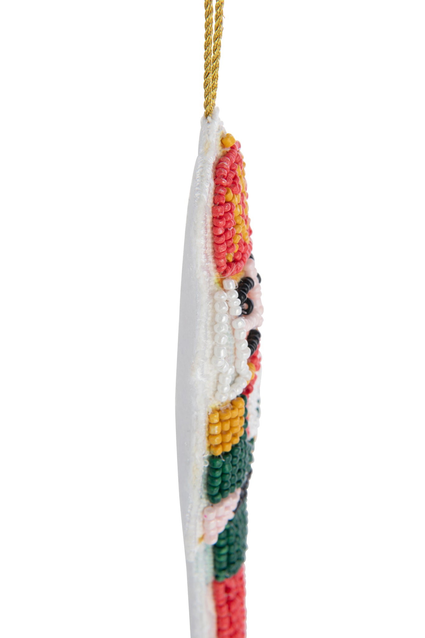 Hanger Notenkraker Kralen Kerst Rood/Donkergroen Assortiment Van 3