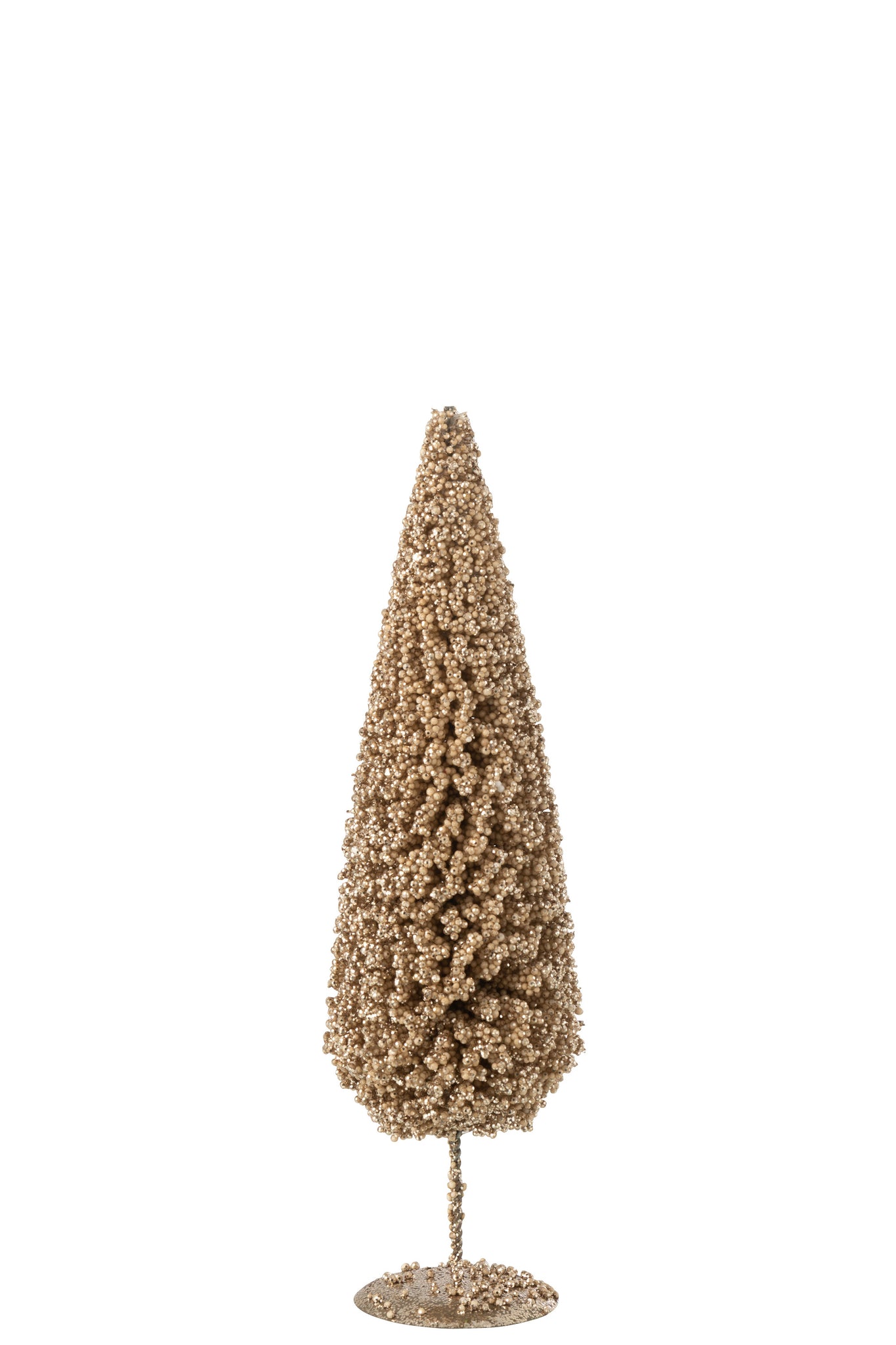 Kerstboom Huisdier Champagnegoud Gekleurd Medium