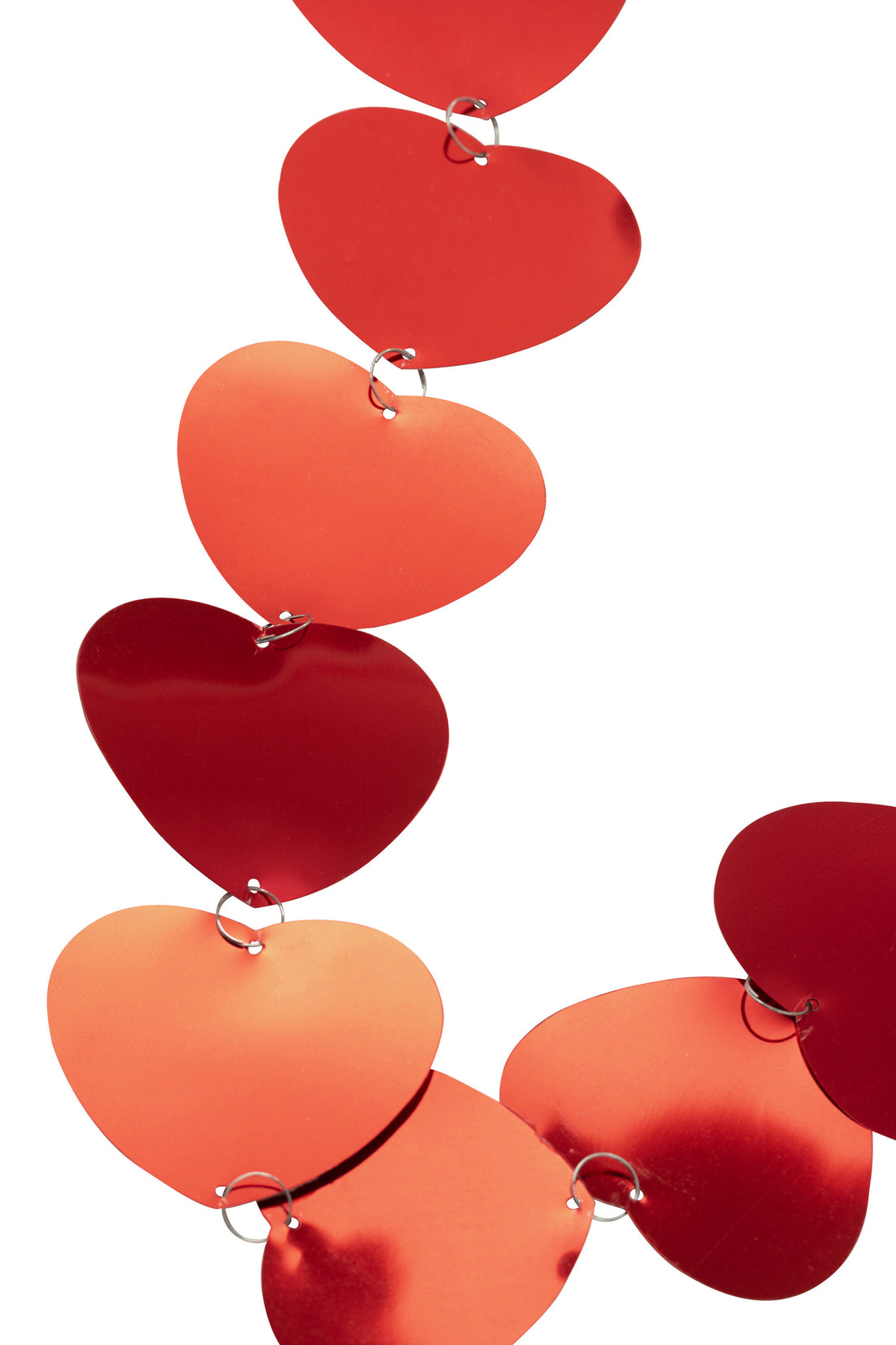 Guirlande Hart Pvc Rood