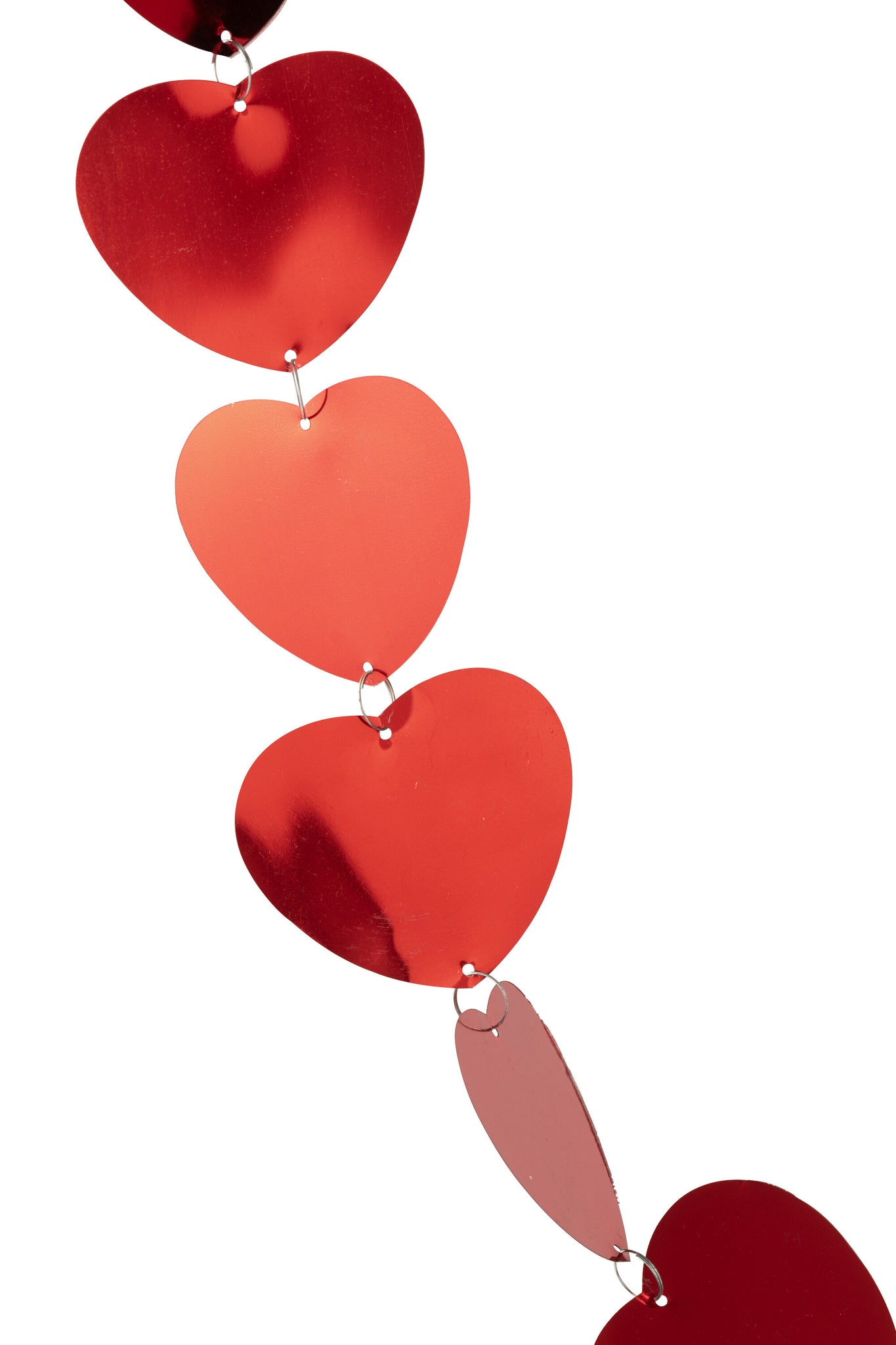 Guirlande Hart Pvc Rood