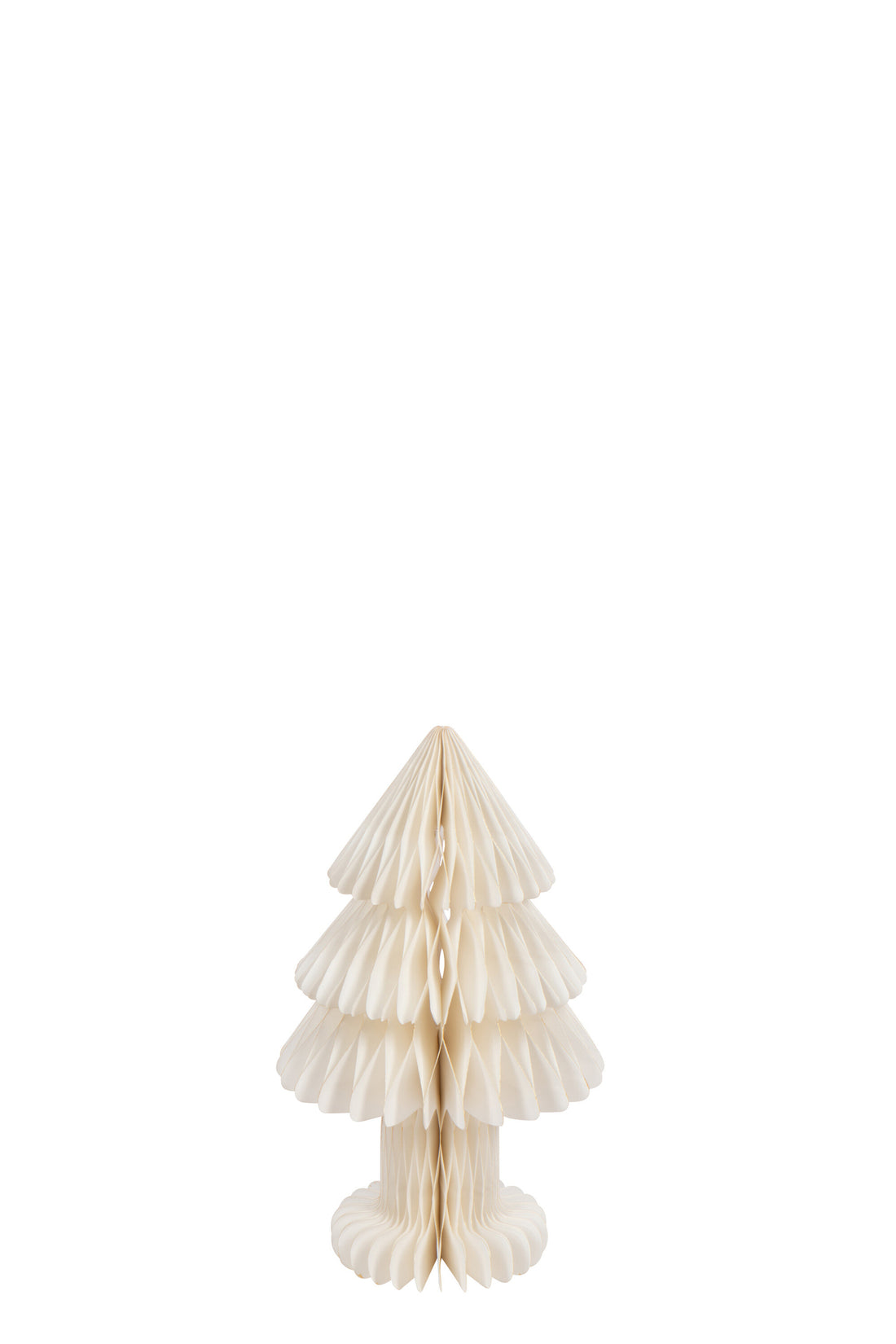 Kerstboom Opvouwbaar Papier Gebroken Wit Middelgroot