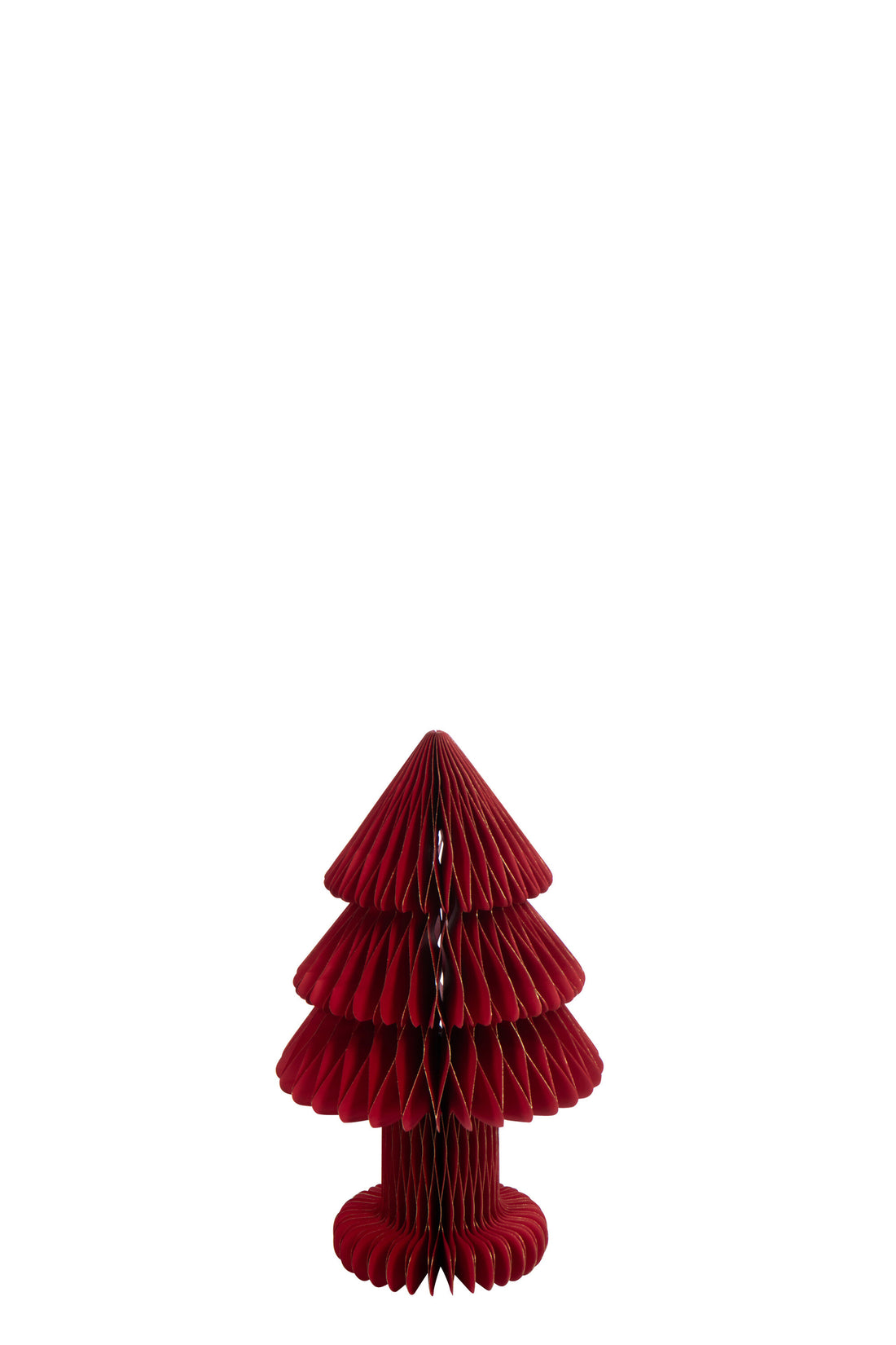 Kerstboom Opvouwbaar Papier Kerst Rood Medium