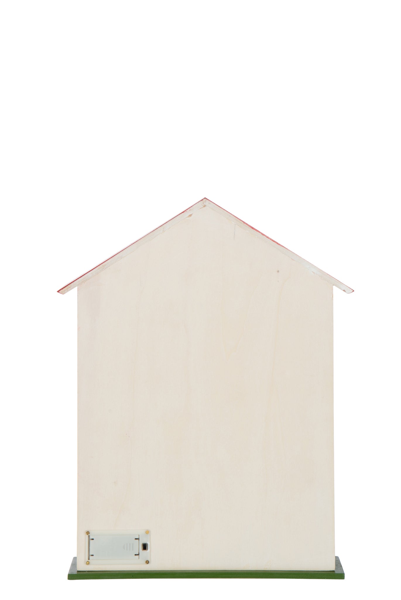 Huis Adventskalender Led Triplex Kerst Rood/Wit