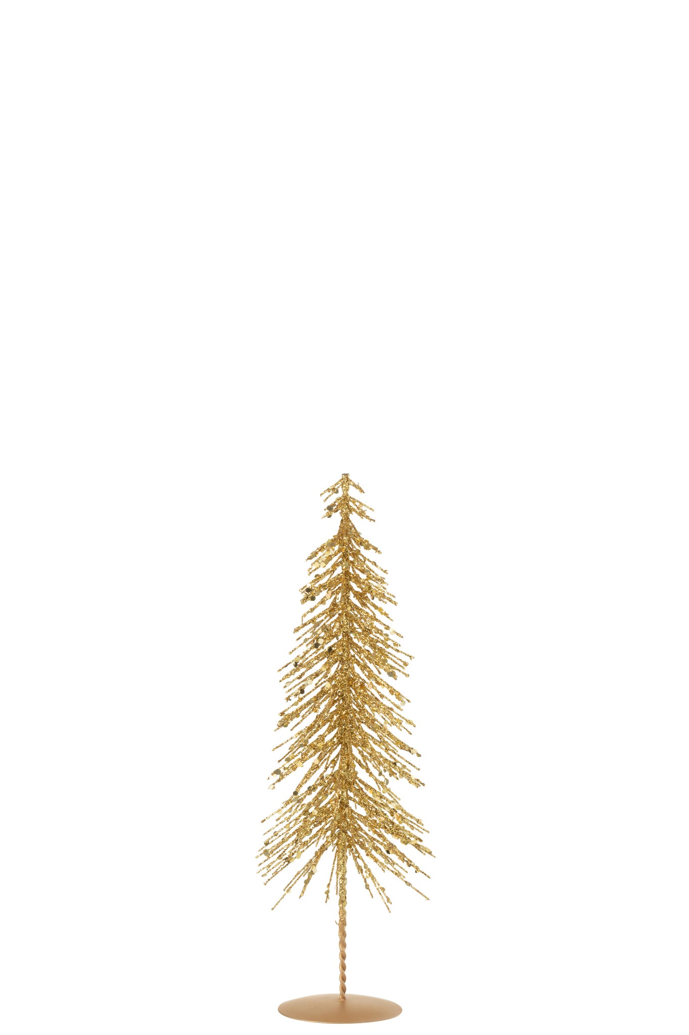 Kerstboom Glitters Plastic Goudkleurig Klein
