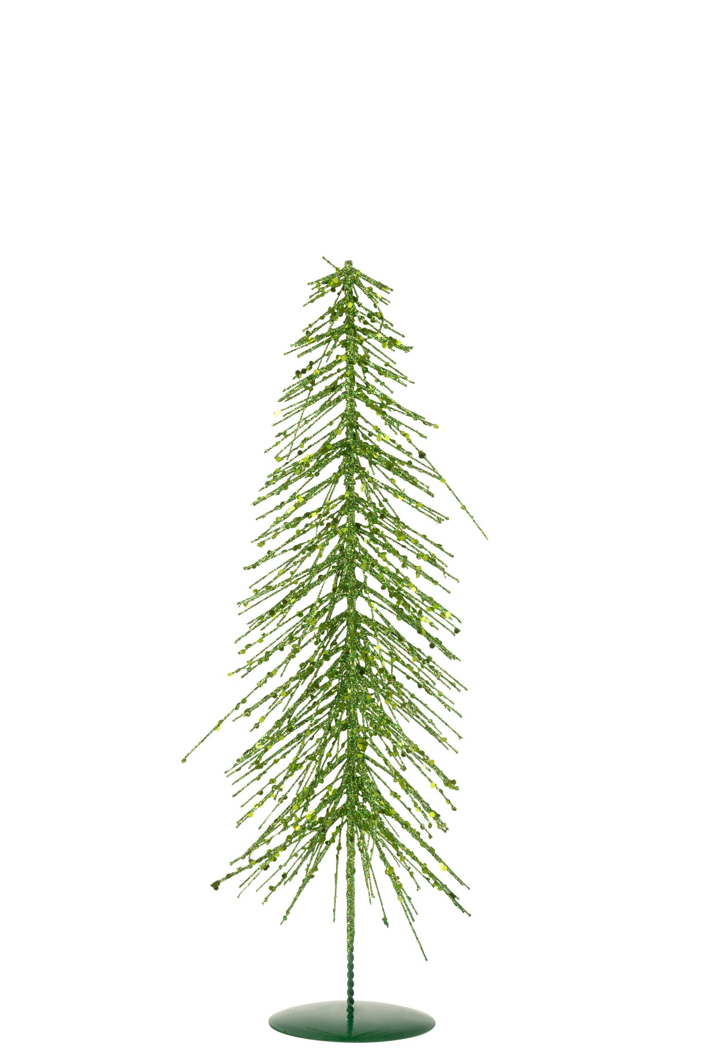 Kerstboom Glitters Plastic Donkergroen Medium