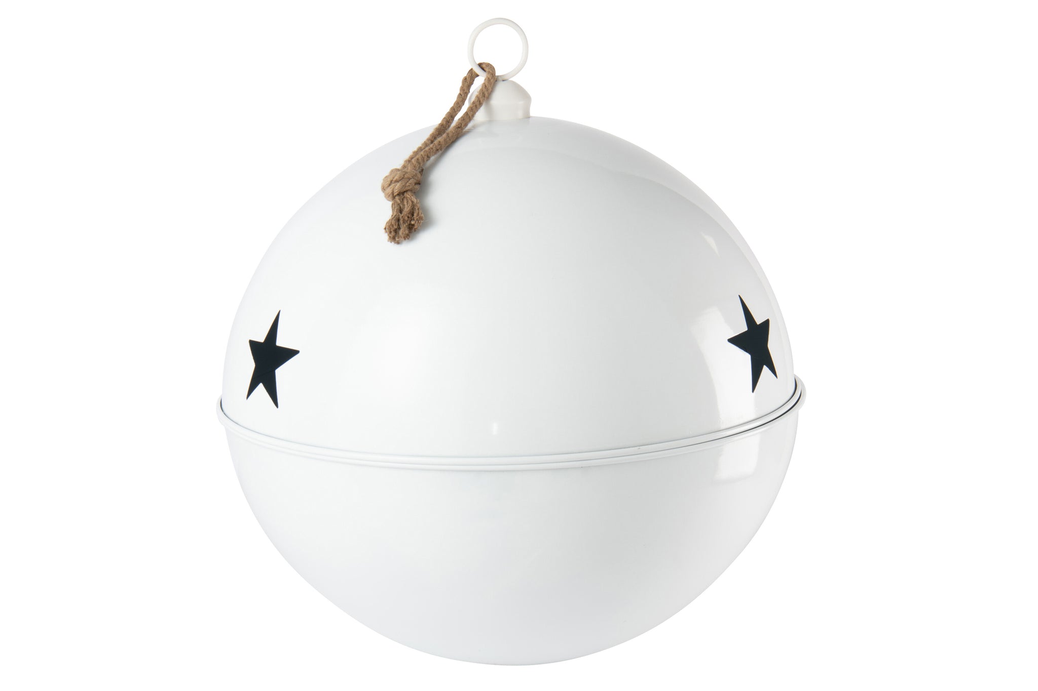 Kerstbal Helder Wit Extra Groot