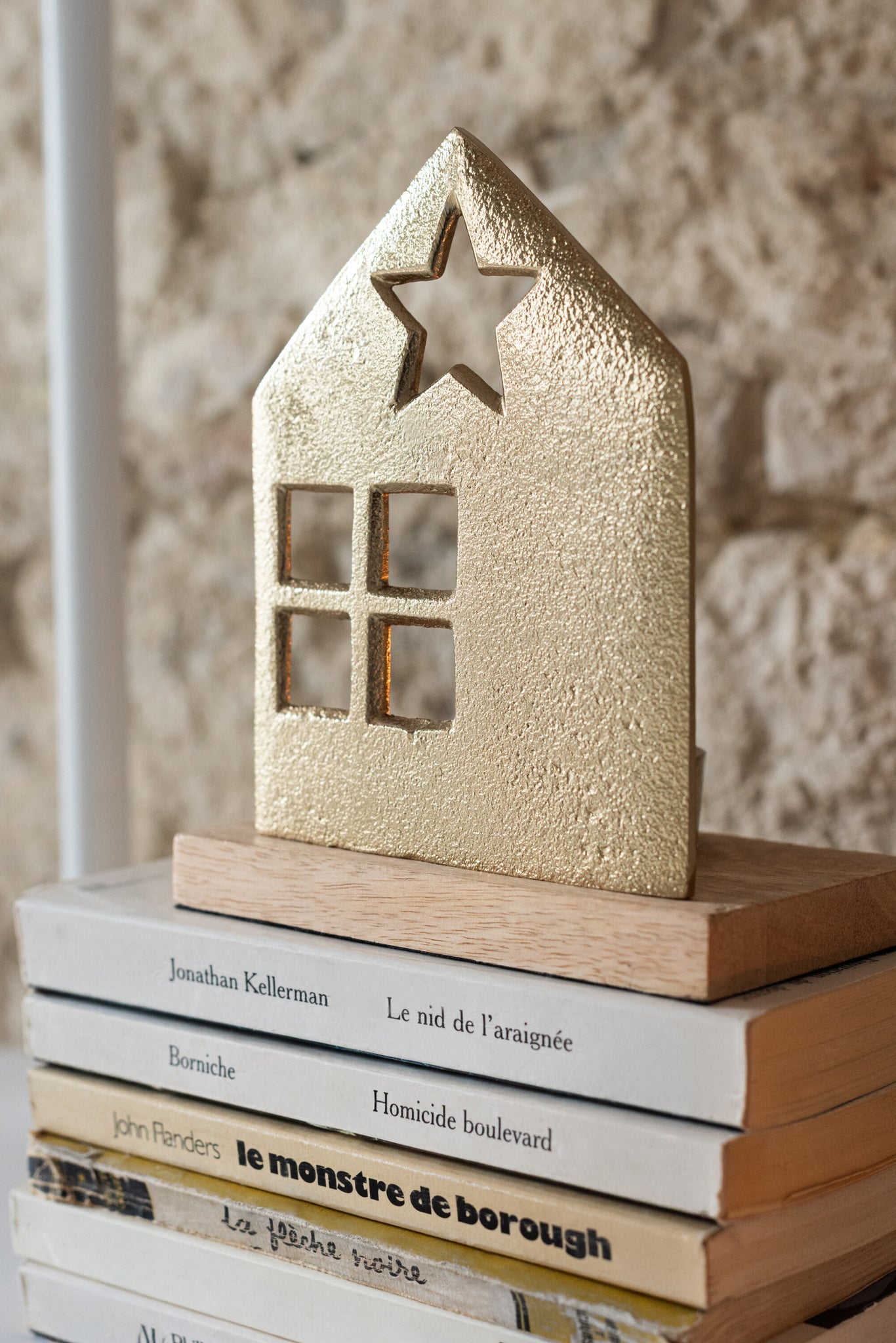 Theelichthouder Aluminium Goudkleurig