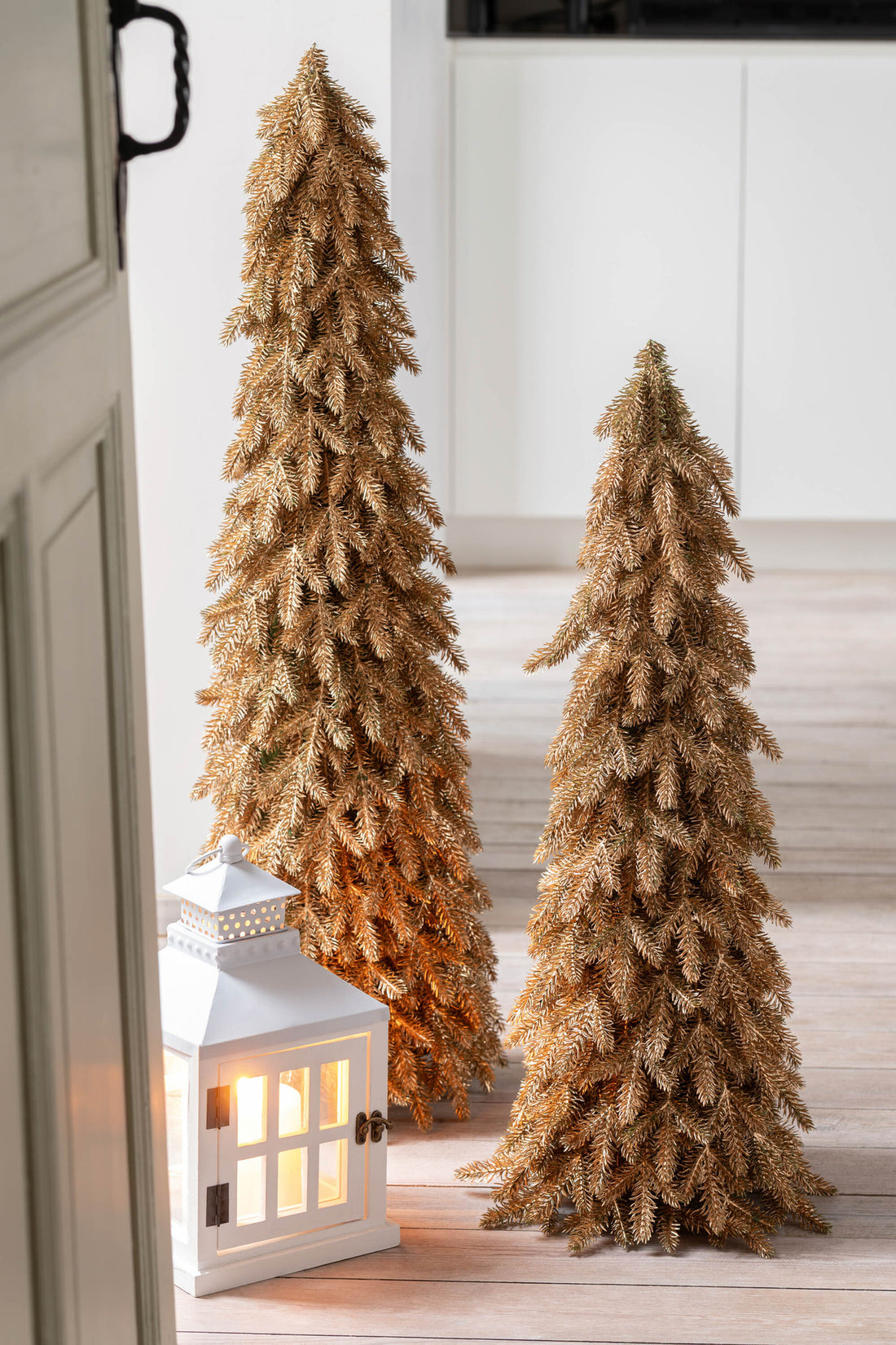 Kerstboom Kunststof Goudkleurig Klein