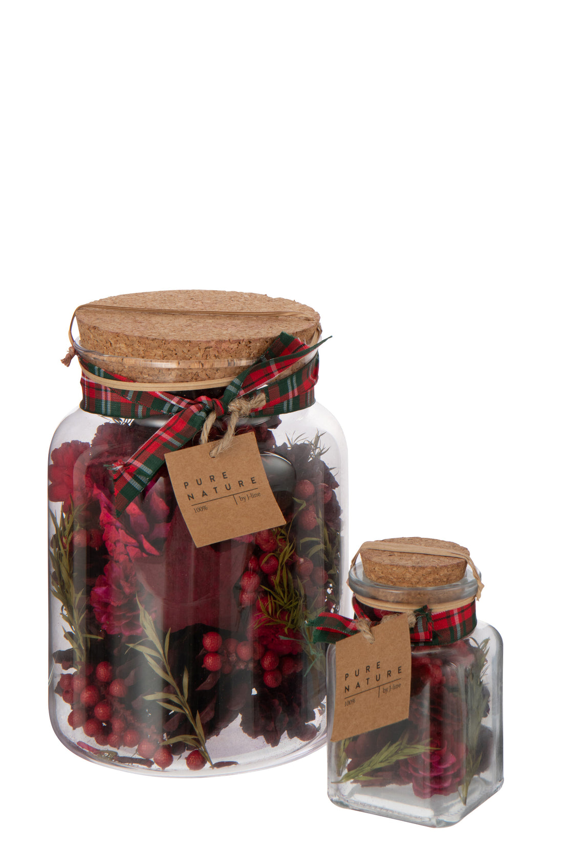 Droge Bloemen Mix Droge Bloem Kerst Rood Groot