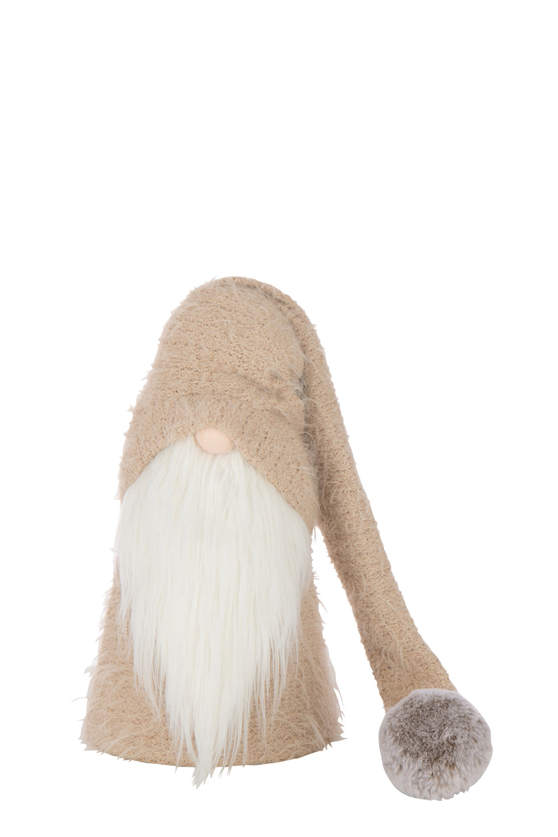 Kerstman Winter Polyester Beige/Wit Klein