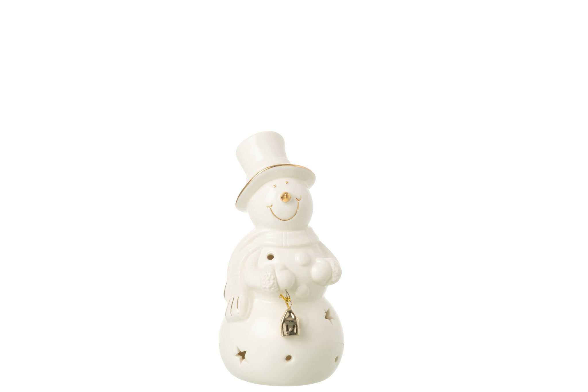 Sneeuwpop Led Porselein Ecru Medium