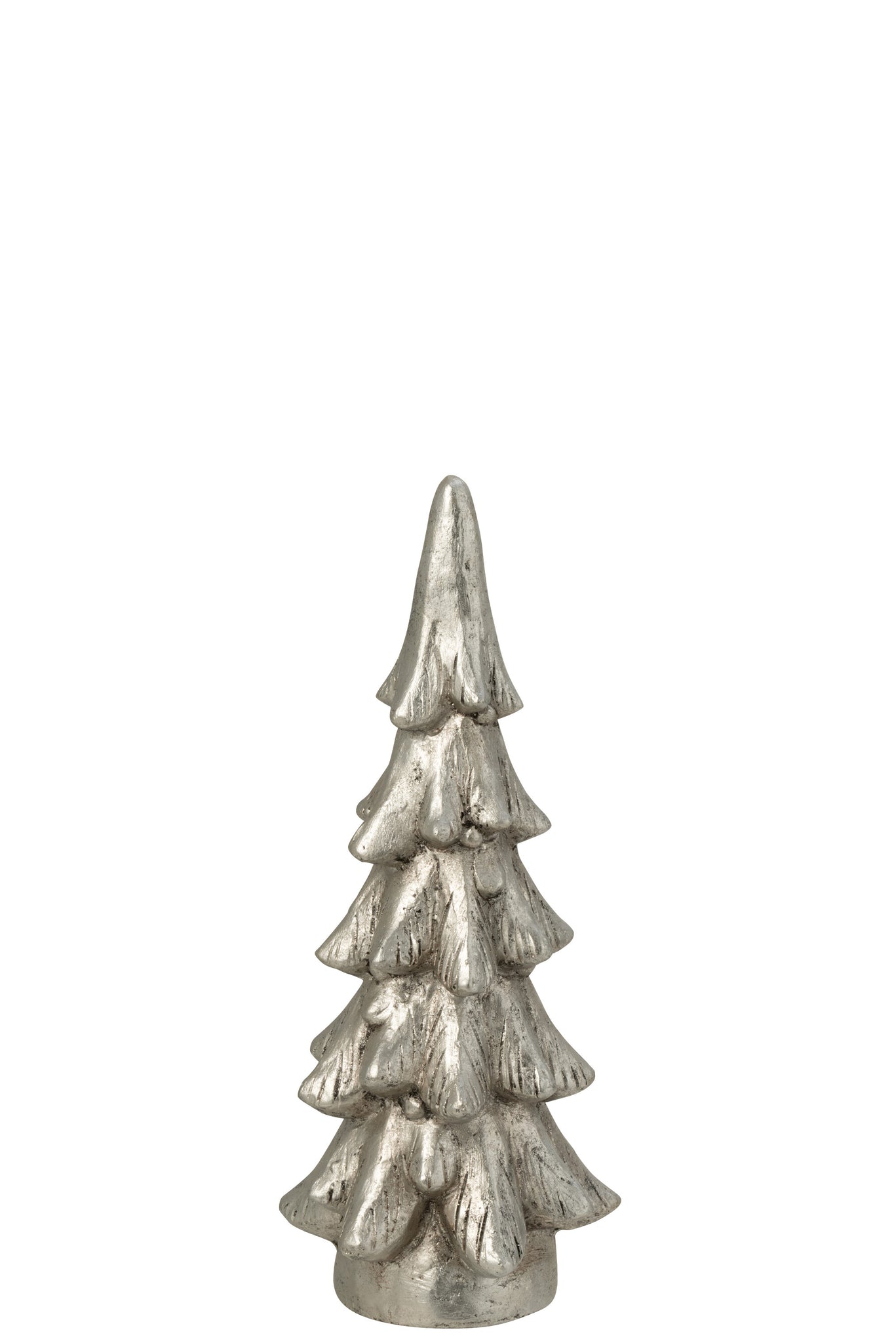 Kerstboom Ronde Voet Magnesium Zilverkleurig Klein