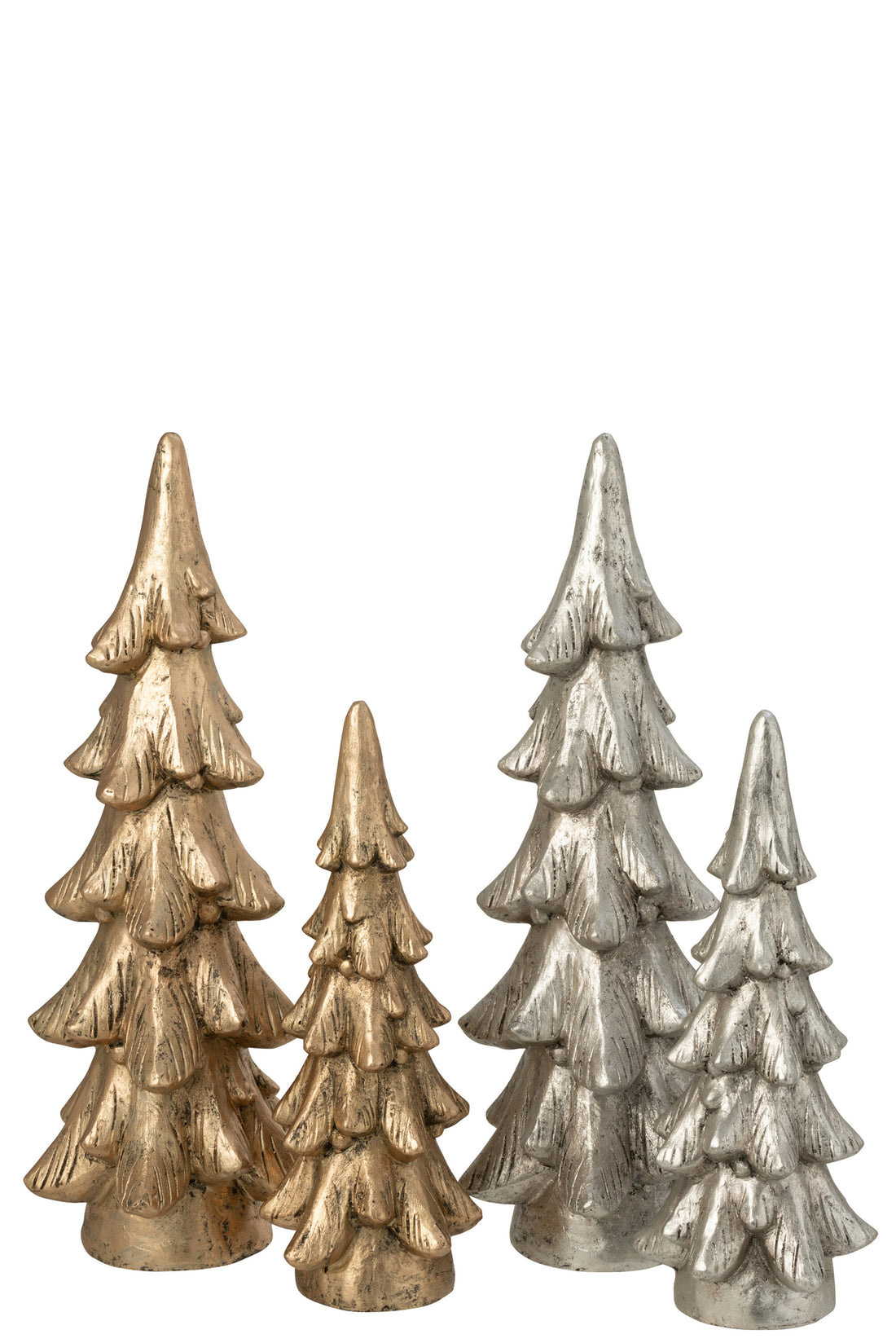 Kerstboom Ronde Voet Magnesium Goudkleurig Groot