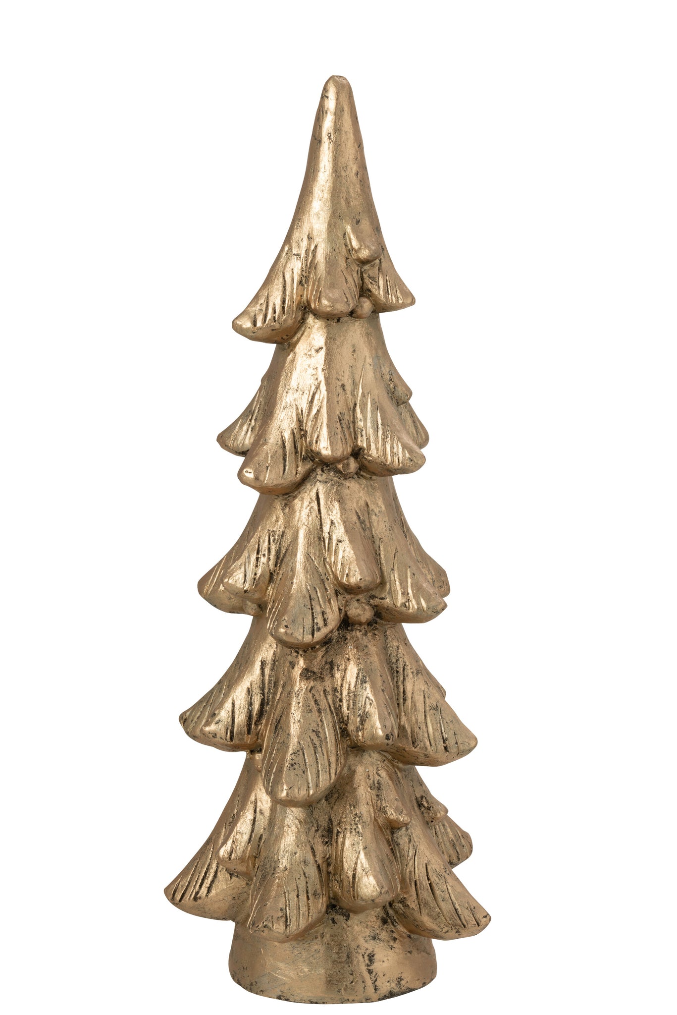 Kerstboom Ronde Voet Magnesium Goudkleurig Groot