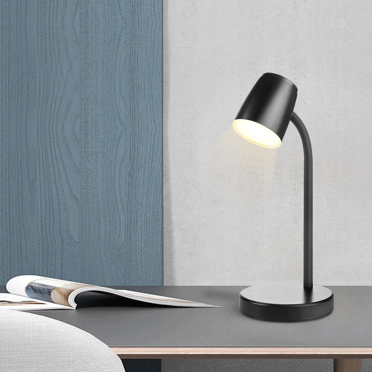 Elbo Led Bureaulamp 4W Zwart - Verstelbare