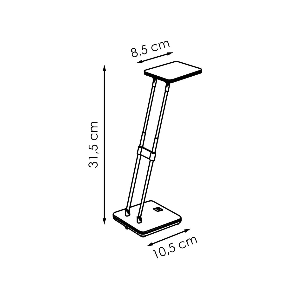 Check Led Bureaulamp 3W Zwart - Verstelbare