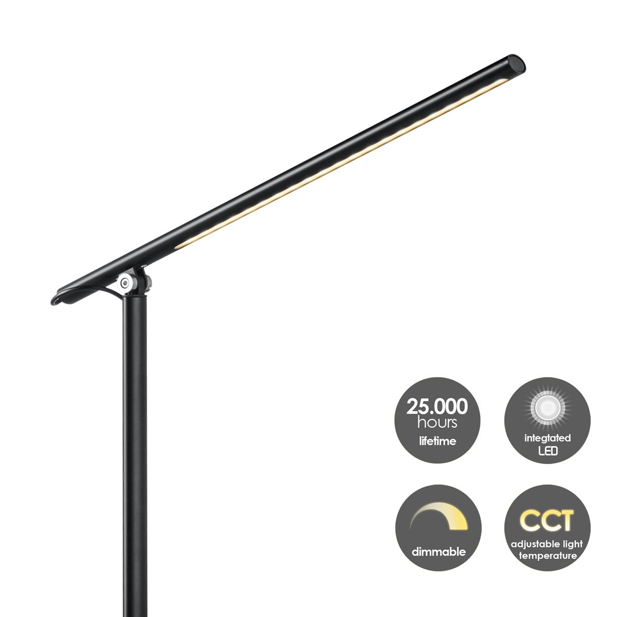 Dox Led Bureaulamp 5W Zwart - Verstelbare