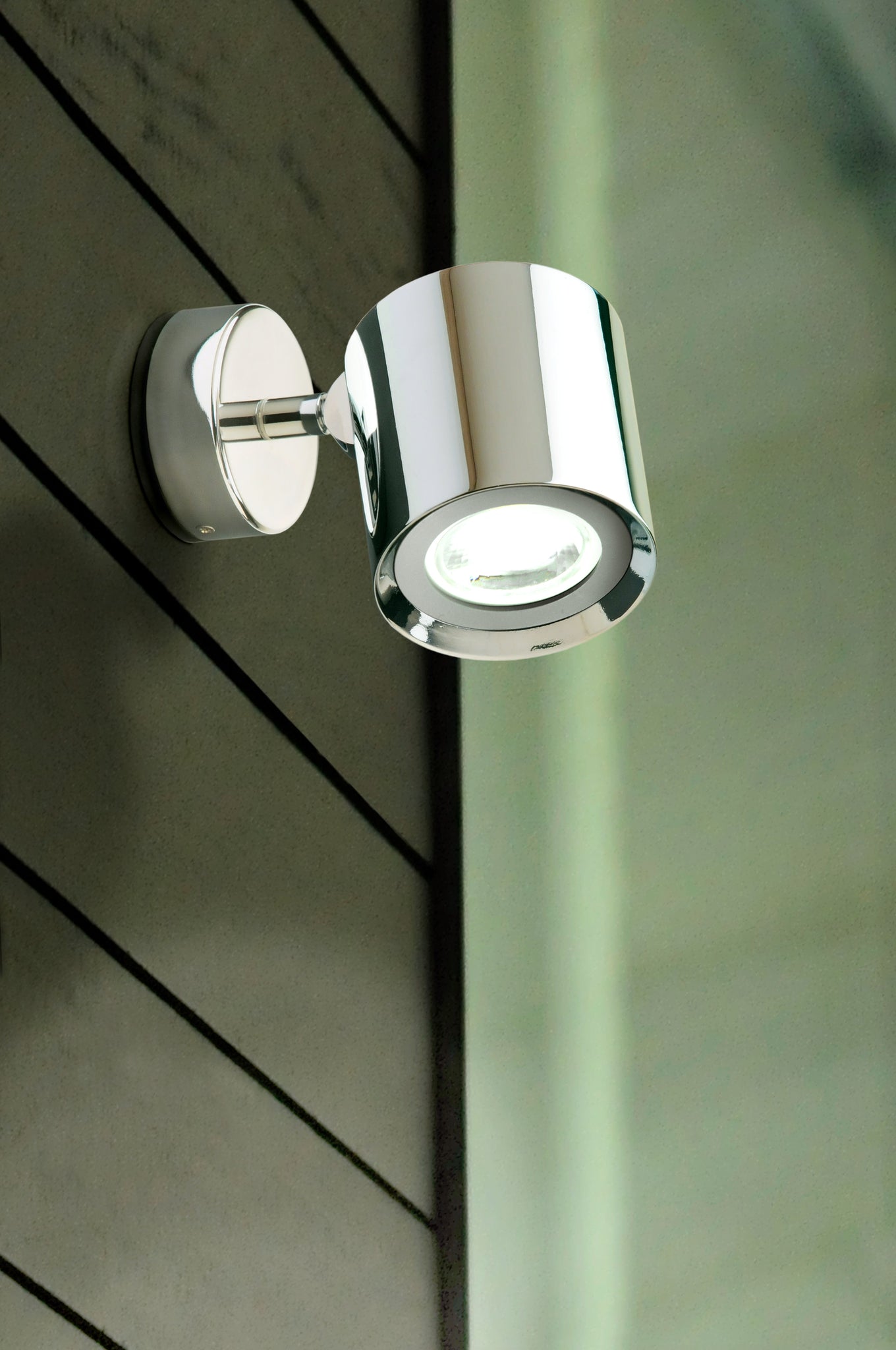 Kronn wand-/plafondlamp GU10 glanzend verchroomd