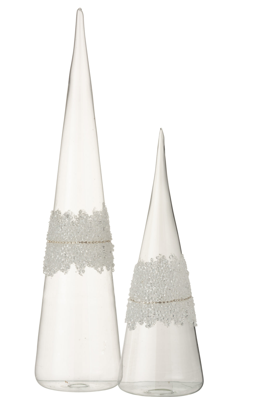 Kegelsuiker Middel Diamanten Lijn Glas Helder Groot