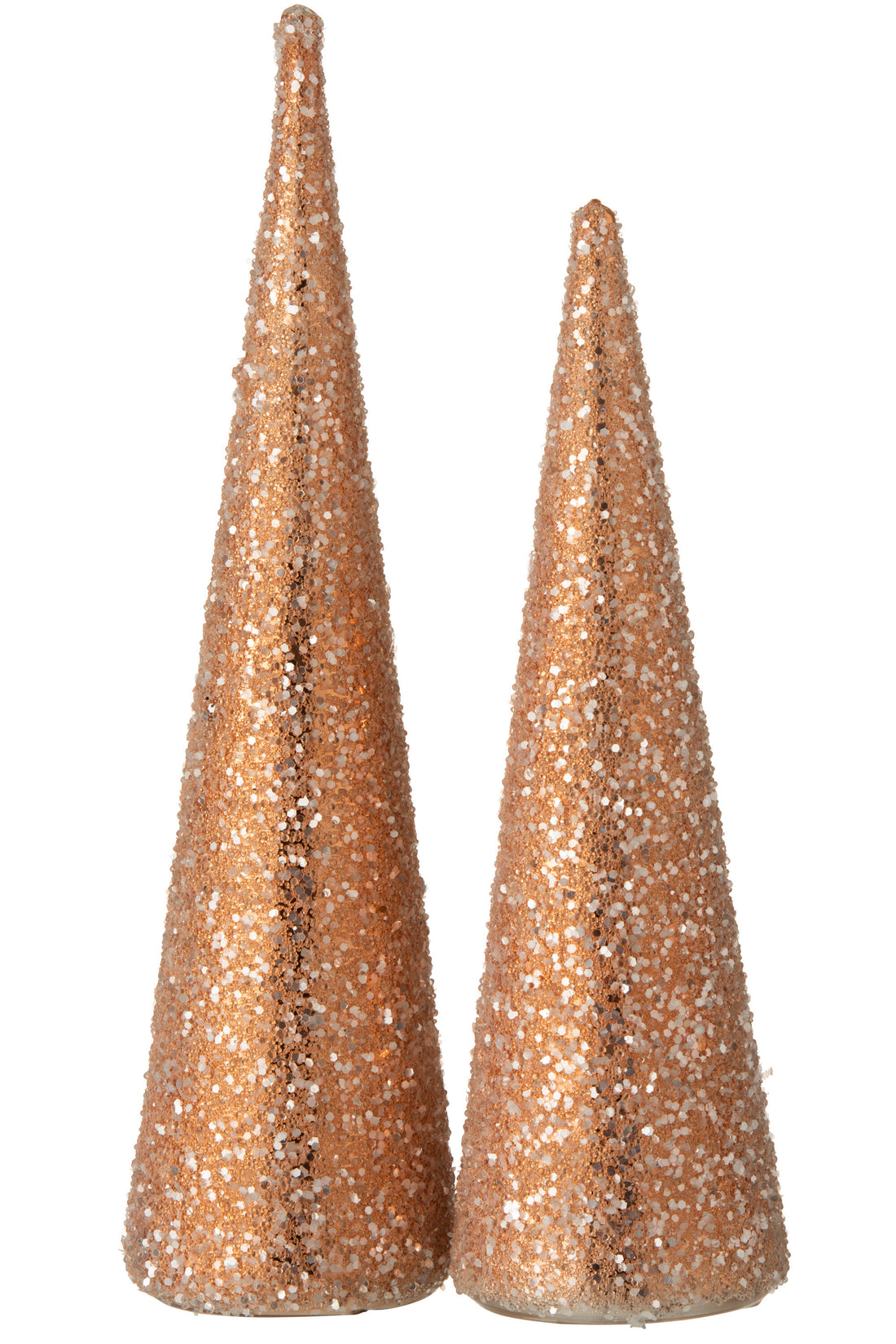 Kegel Parels Glas Donker Zalm Groot