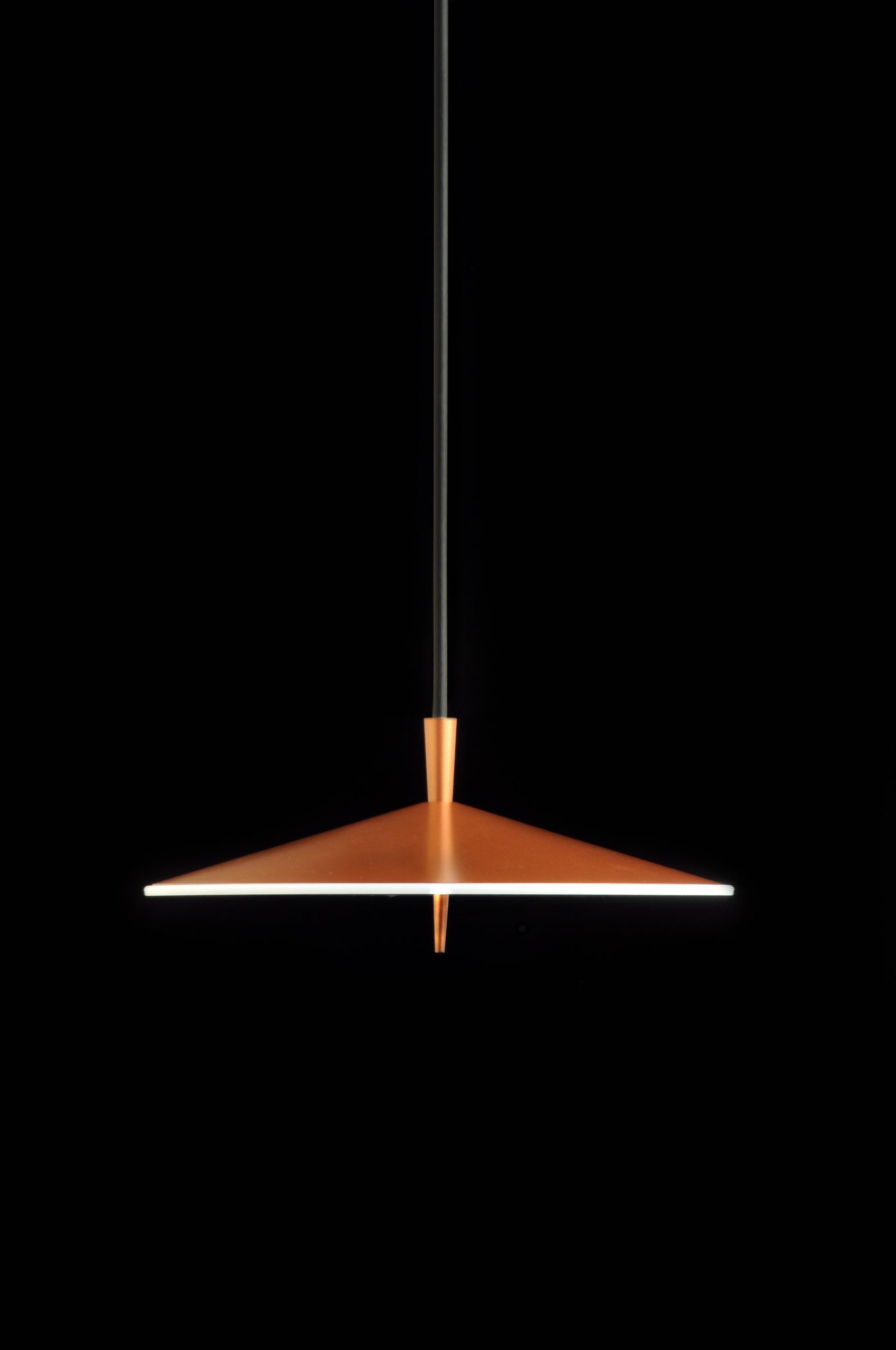 PLA-pendel 20 LED metalliek koper