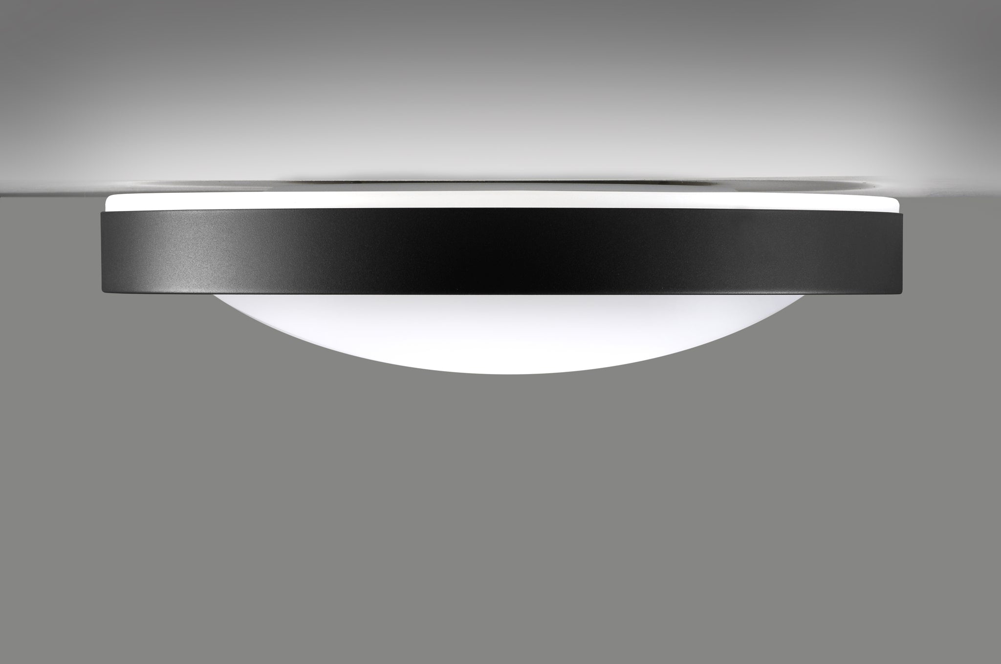 Alina plafondlamp Ø 37 cm 2 x E27 antracietgrijs met goudkleurige, gestructureerde binnenkant