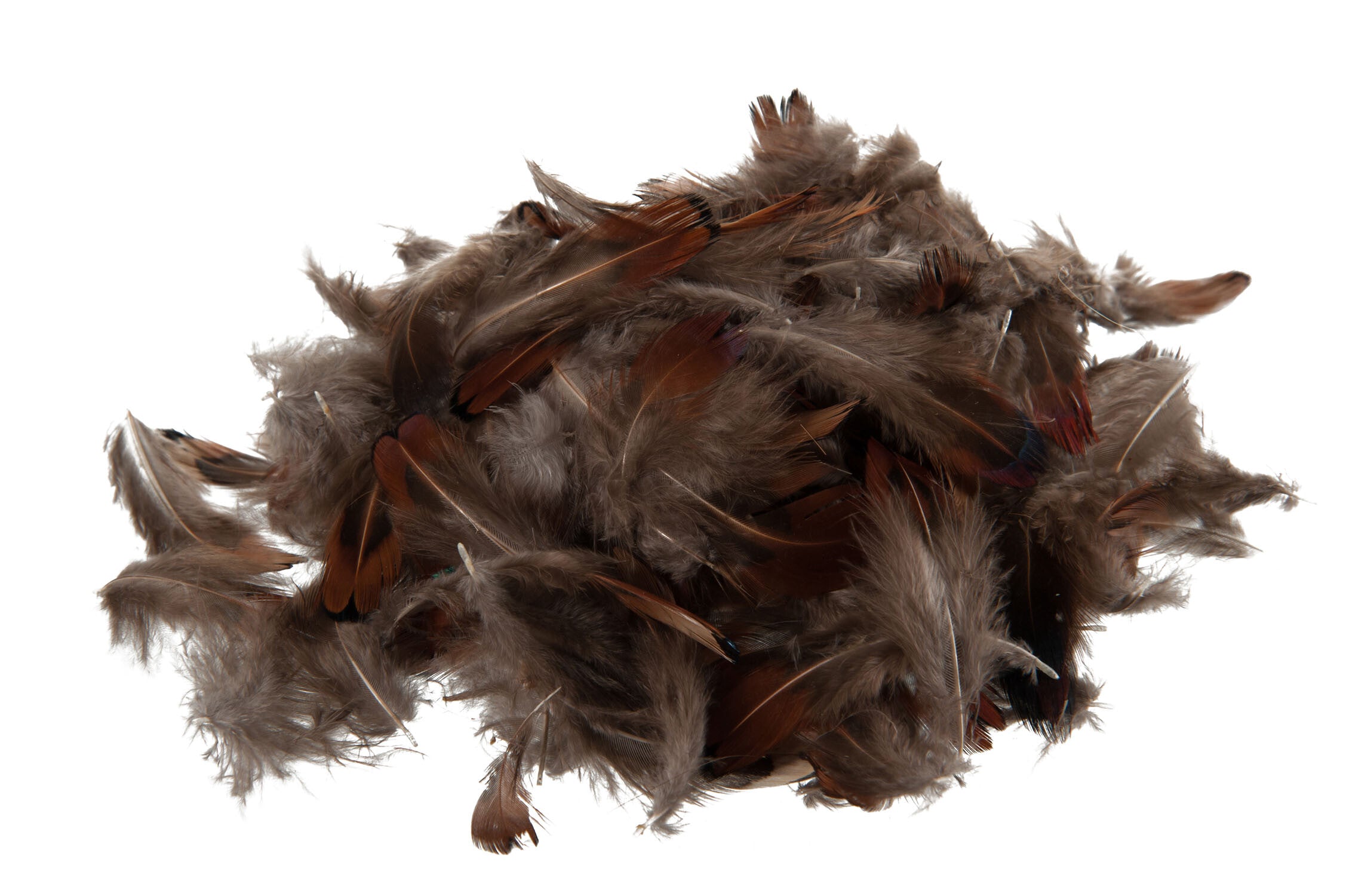 Tas 30 gram veren natuurlijk roest/zwart