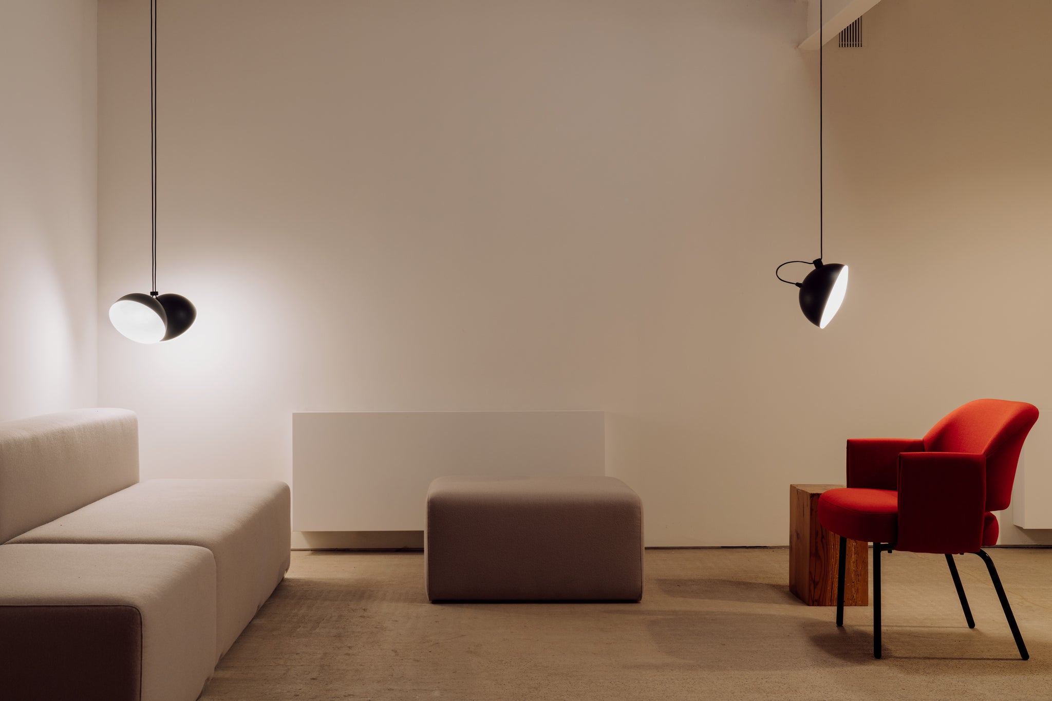 Nod hanglamp zwart met structuur