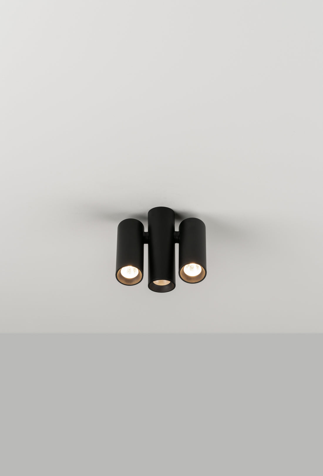 Haul 40 plafondlamp 3 LED DOB 5 W gestructureerd zwart