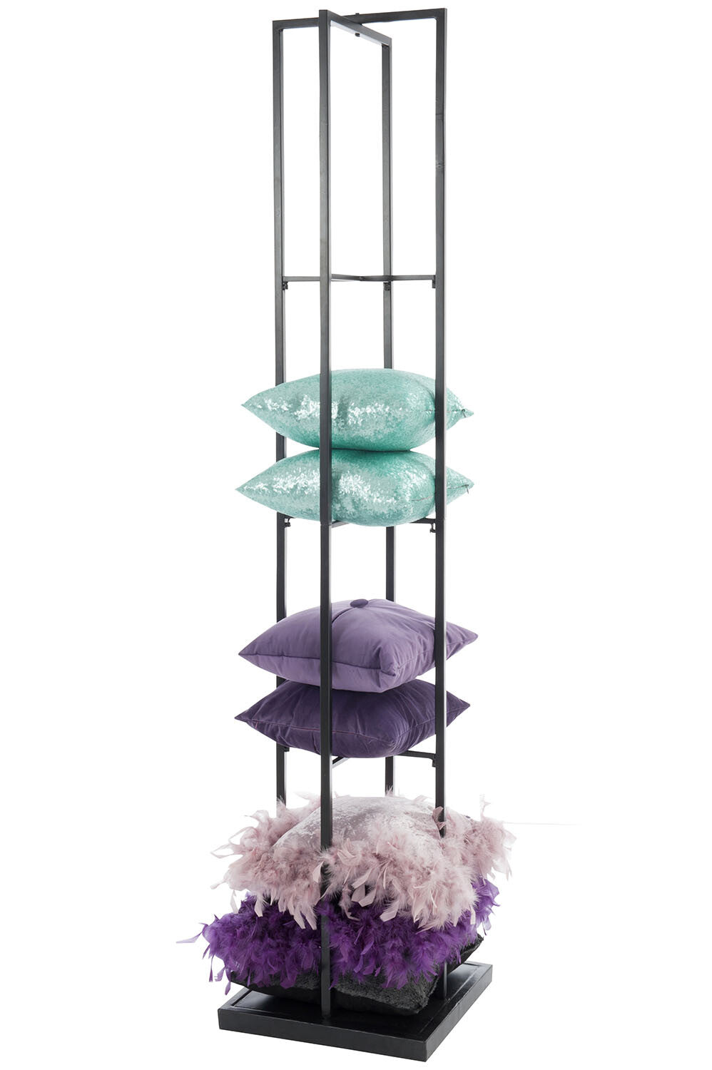 Kussenrek Metaal Zwart