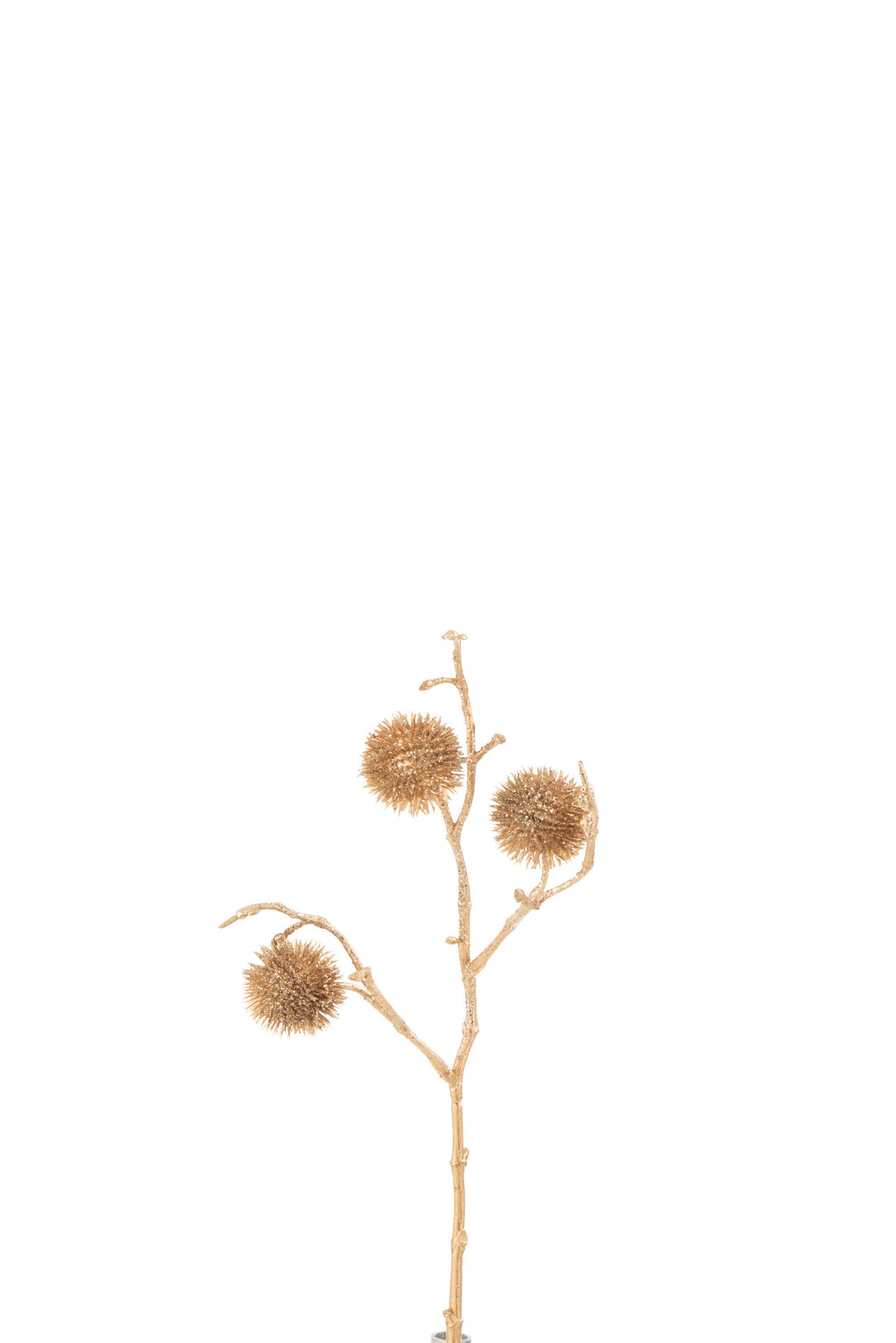 Tak Kogeldistel 3 Delen Glitter Plastic Goud