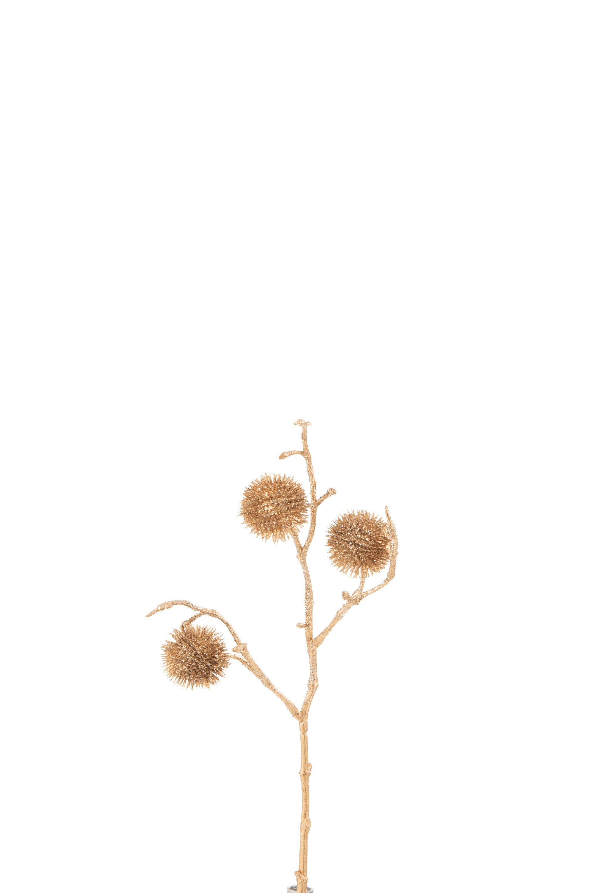 Tak Kogeldistel 3 Delen Glitter Plastic Goud