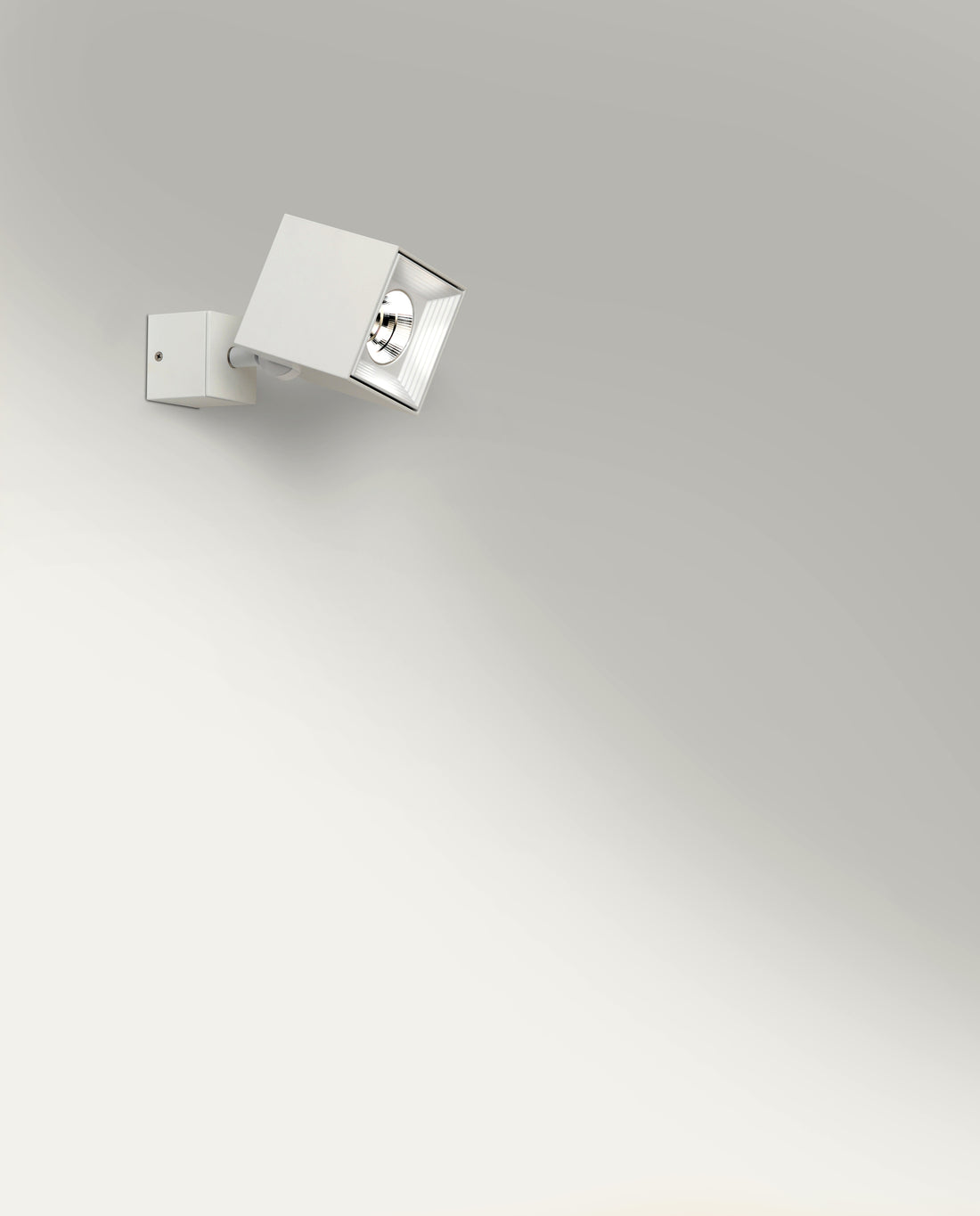 Dau 80 wand-/plafondlamp LED DOB gestructureerd wit