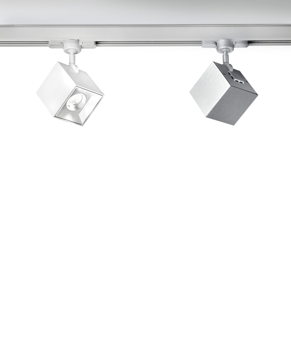 Dau 80 railspot 1P LED COB gestructureerd wit
