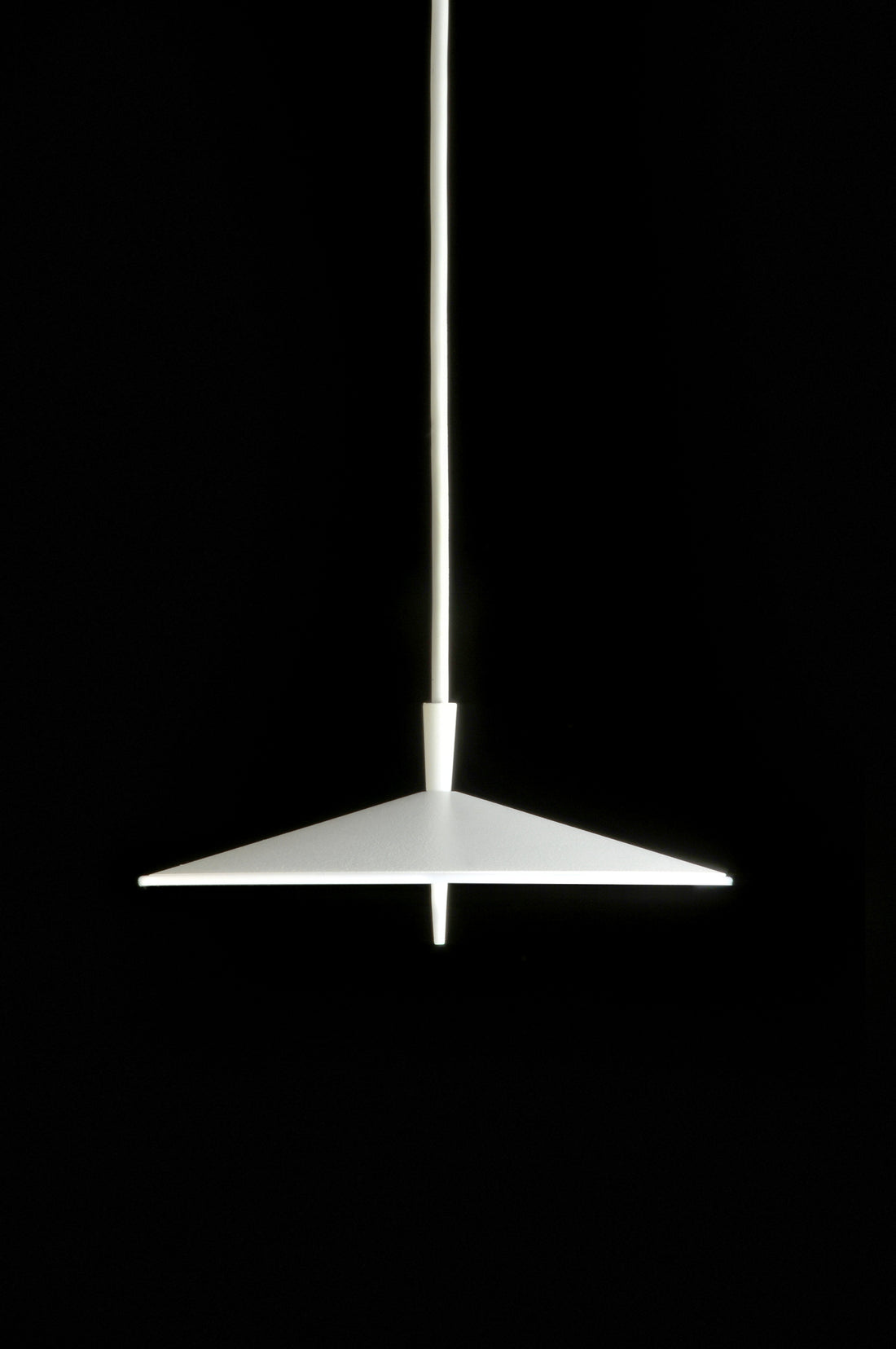 Pla hanglamp 20 LED gestructureerd wit