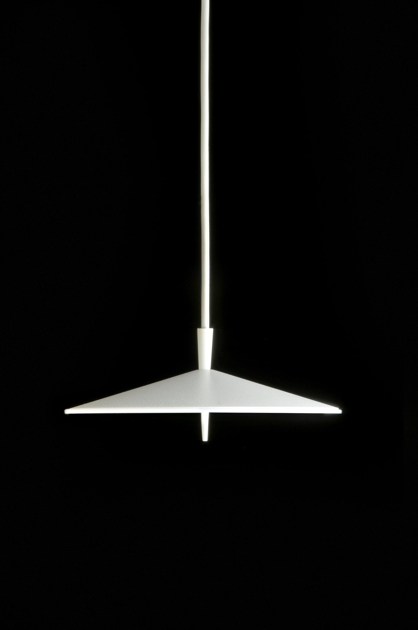 Pla hanglamp 20 LED gestructureerd wit